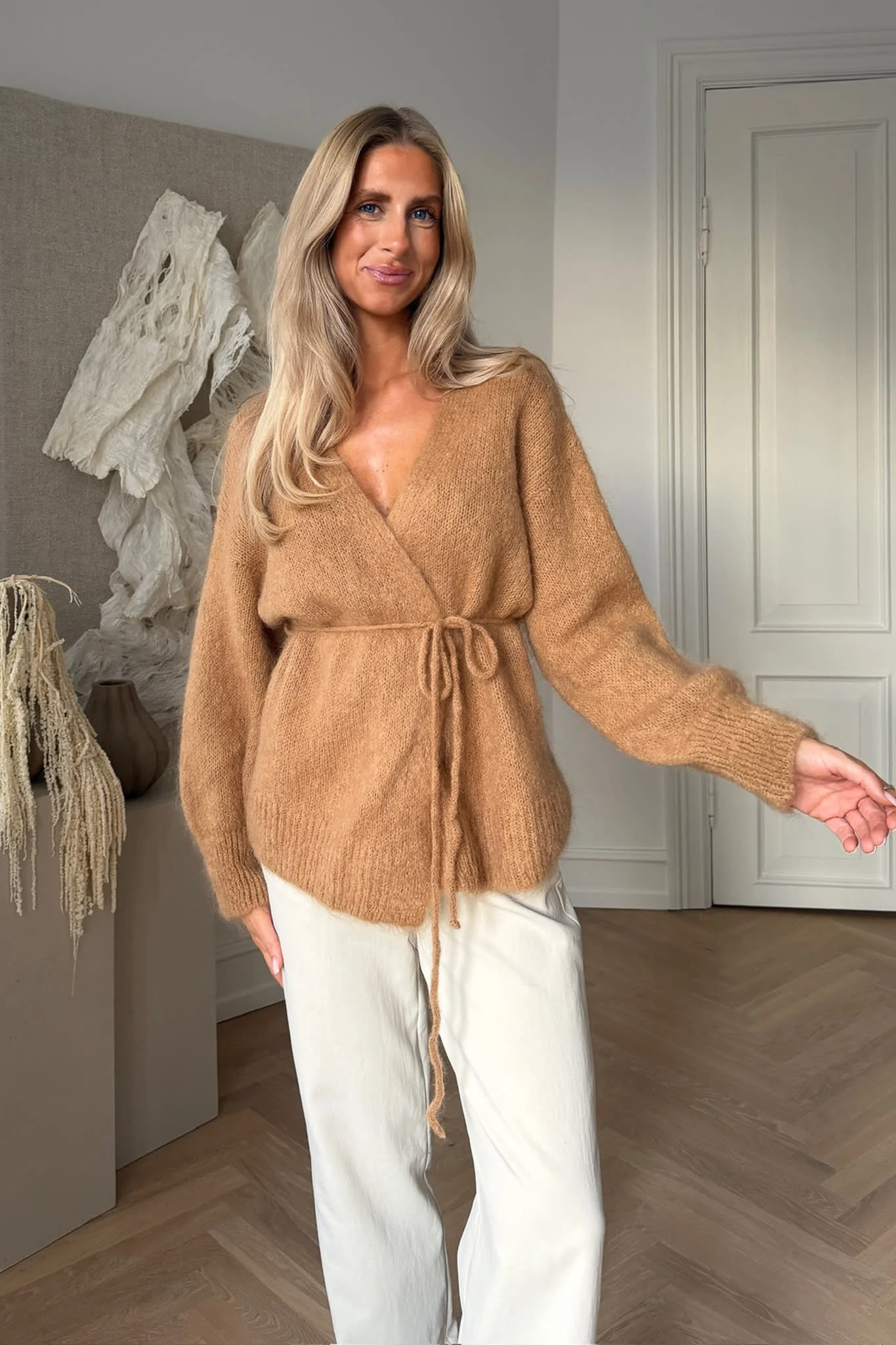 IdaIC Wrap Cardigan - Camel - Image 7