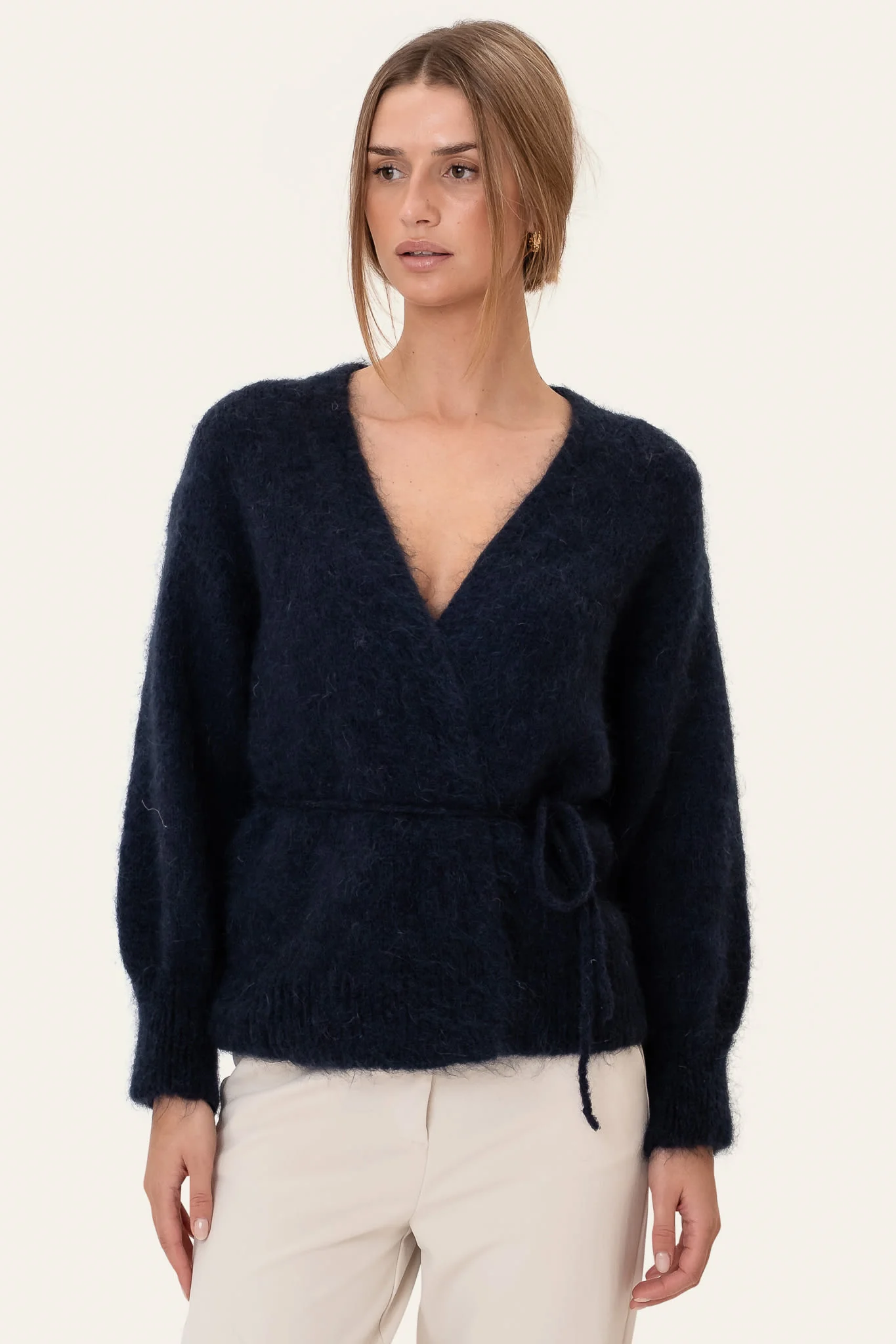 IdaIC Wrap Cardigan - Navy - Image 2