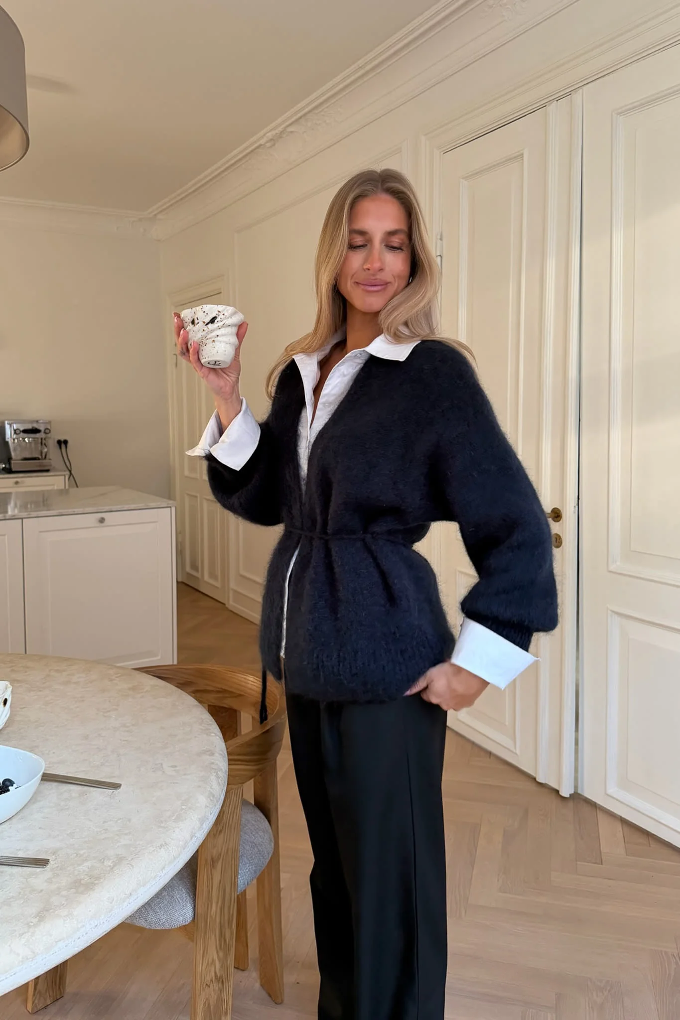 IdaIC Wrap Cardigan - Navy - Image 8
