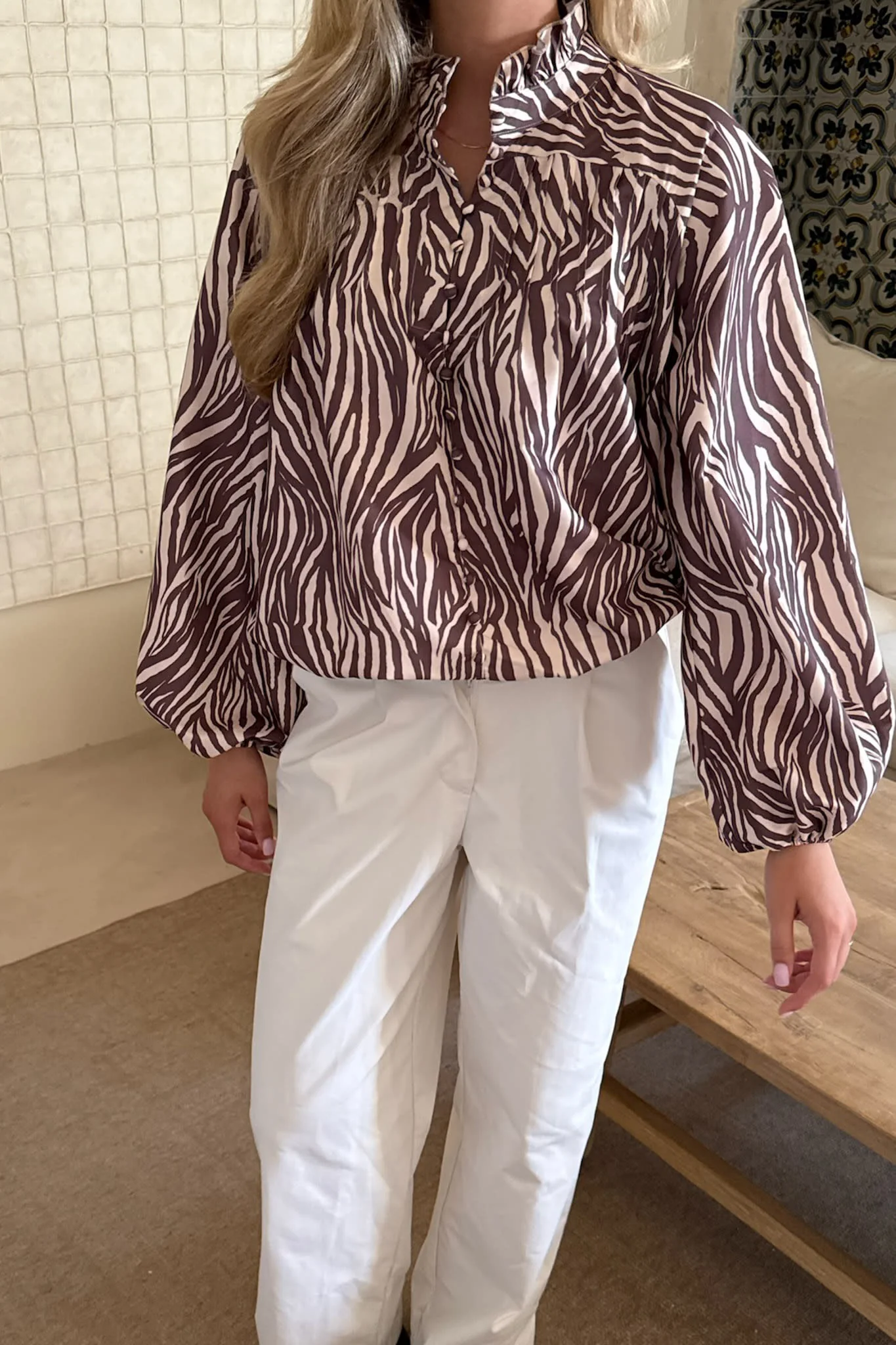IngeborgIC Shirt - Brown Zebra - Image 2