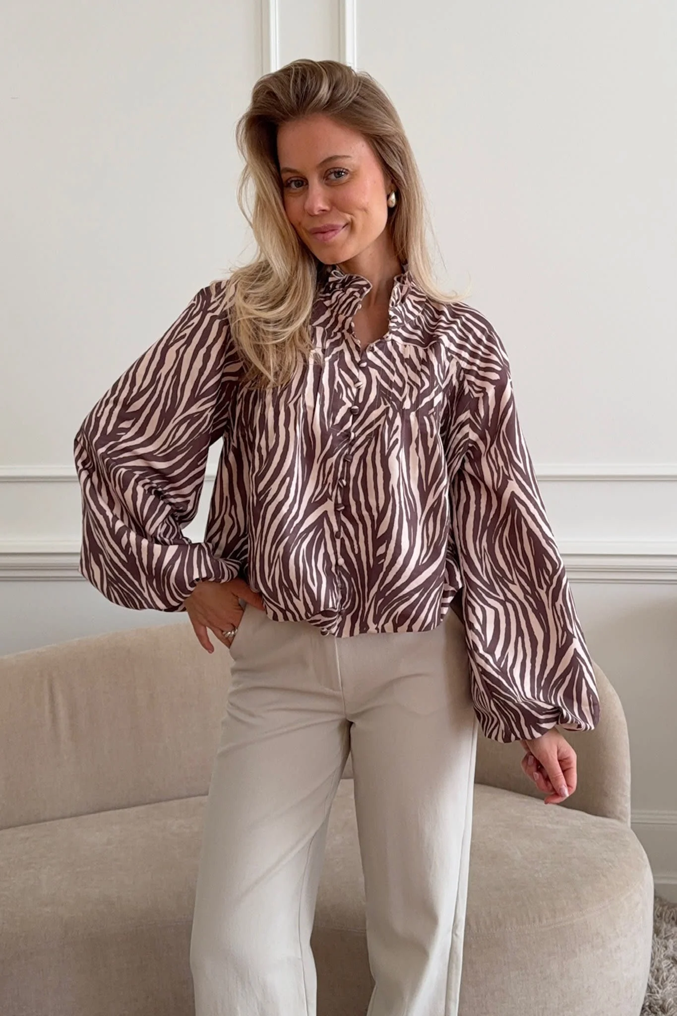 IngeborgIC Shirt - Brown Zebra - Image 4