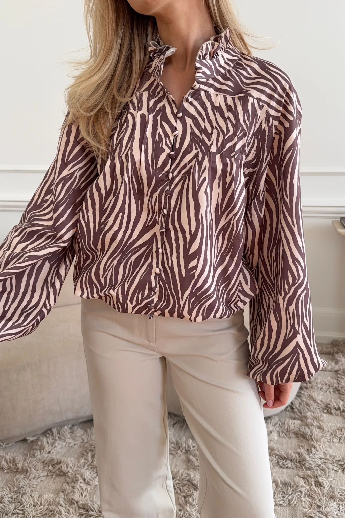 IngeborgIC Shirt - Brown Zebra - Image 5