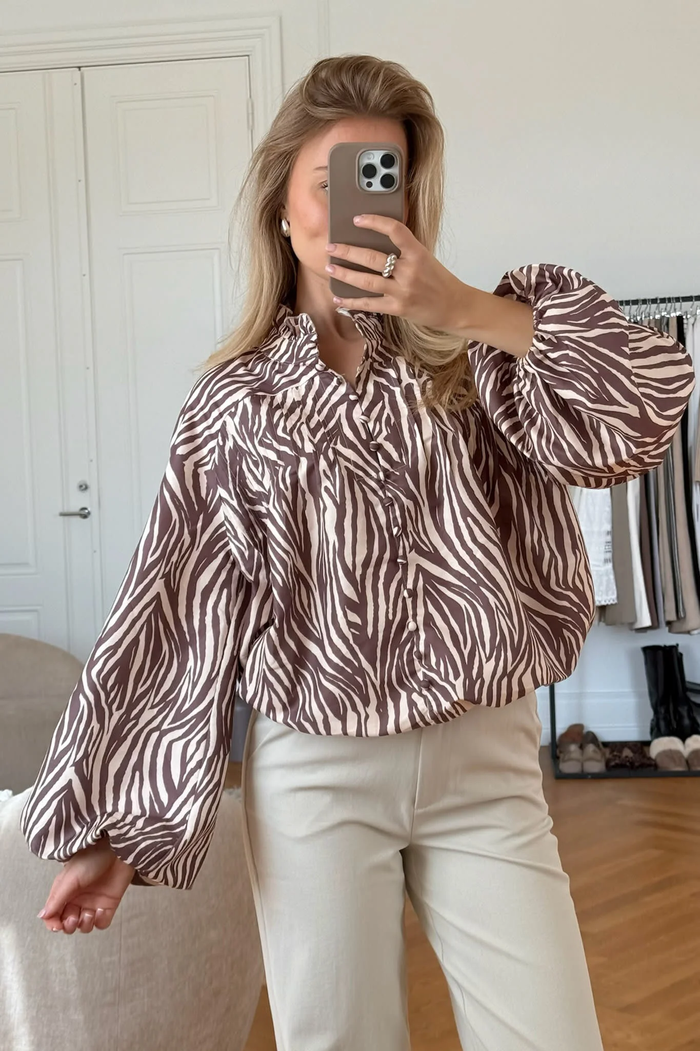 IngeborgIC Shirt - Brown Zebra - Image 6