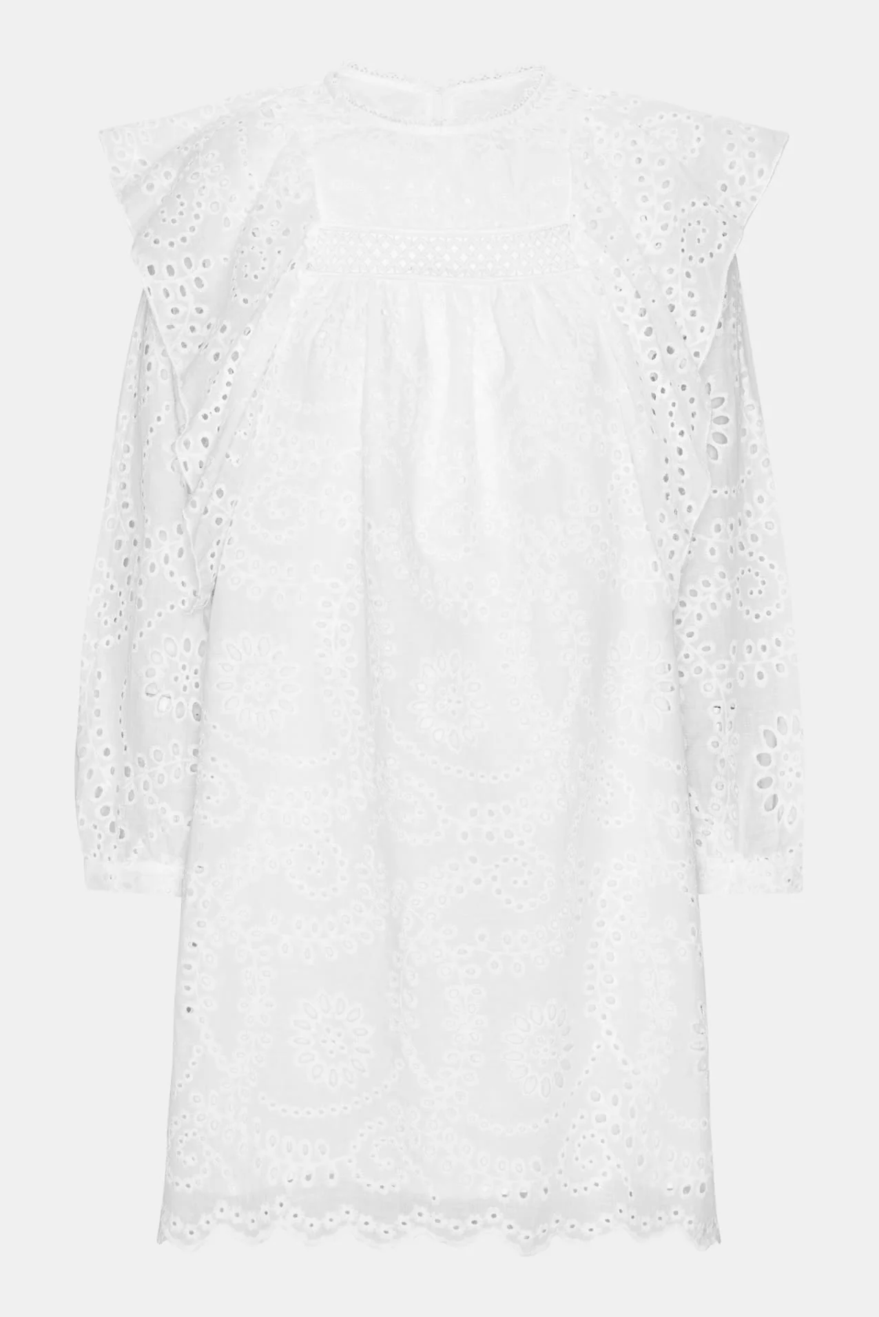 IngridIC Dress - White Embroidery - Image 9