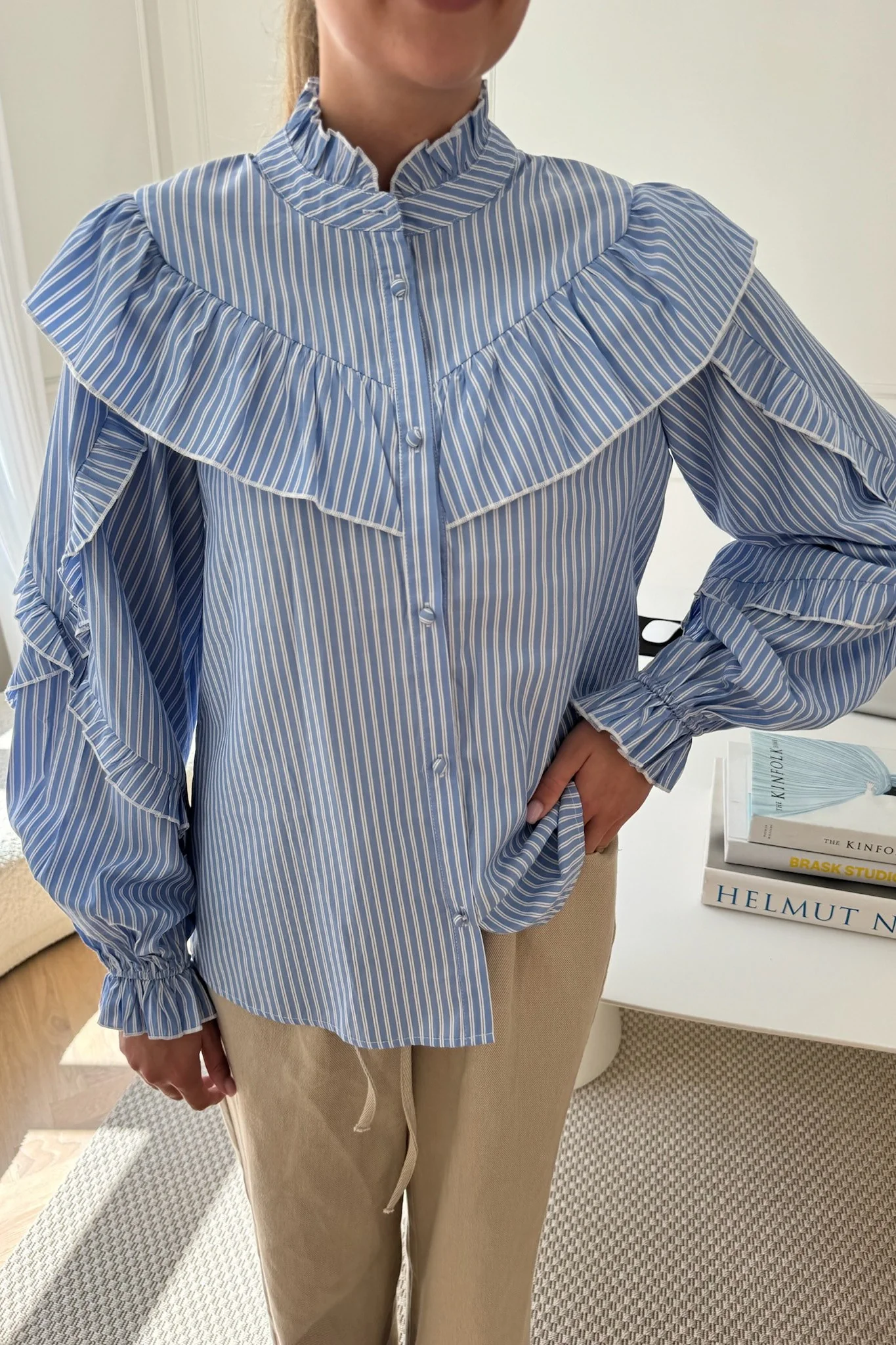 IsaIC Shirt - Blue White Stripe - Image 8
