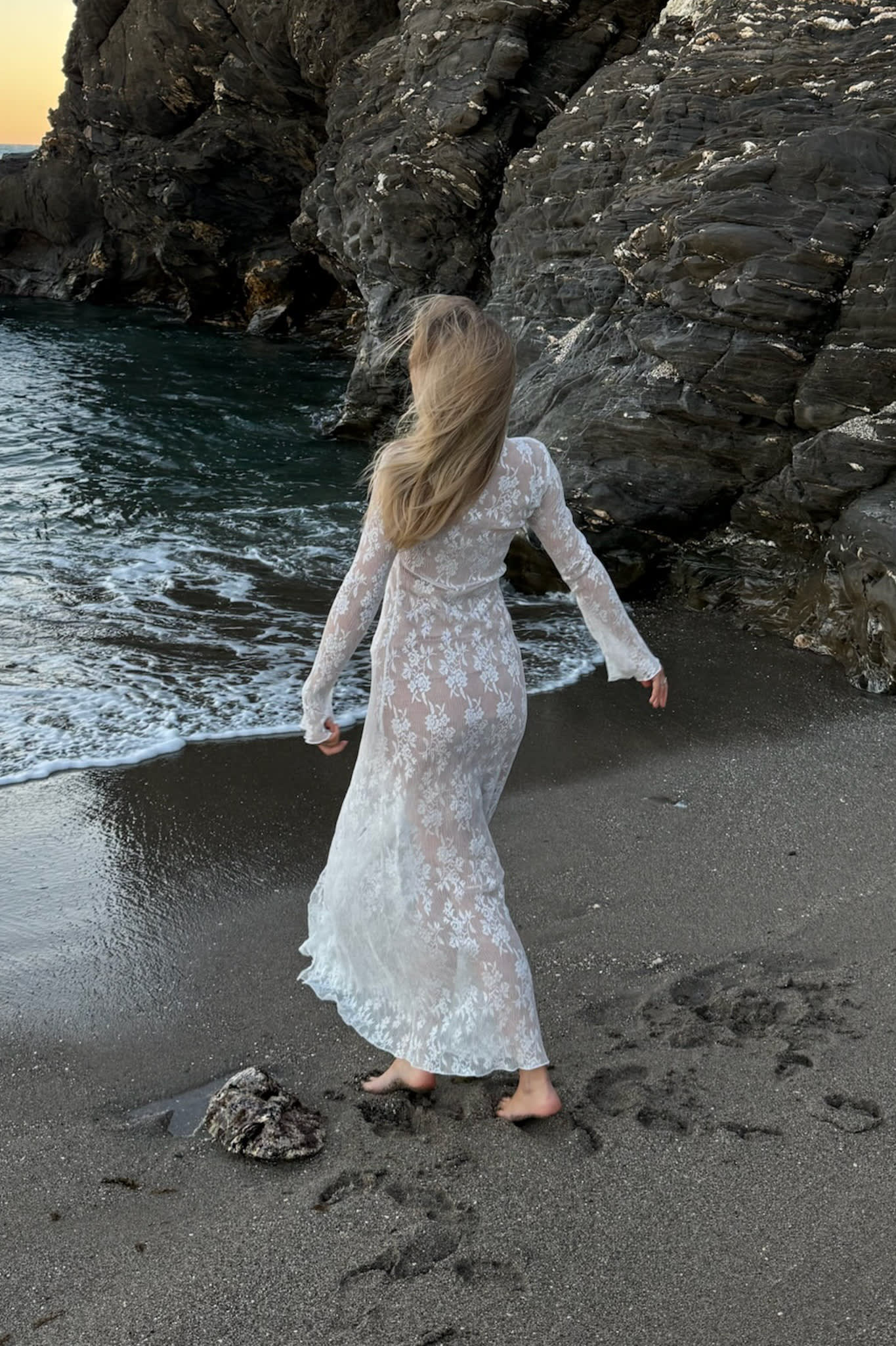 IvyIC Long Dress - White Lace - Image 5