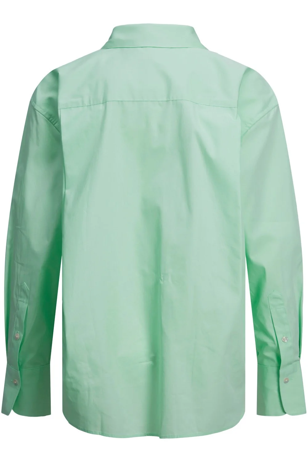 JXJamie LS Relaxed Poplin Shirt - Green Ash - Image 6