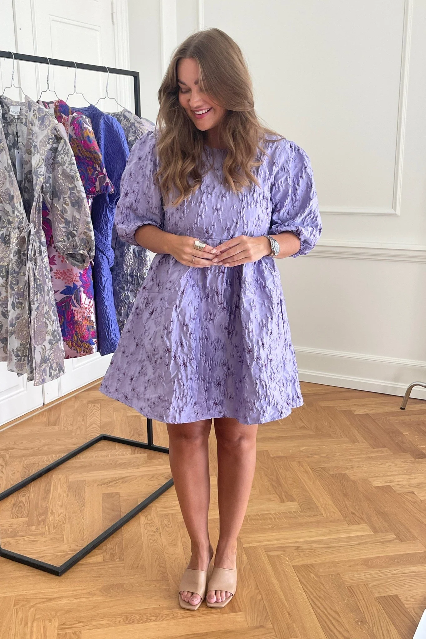 Noella Janet Dress - Lilac - Image 2