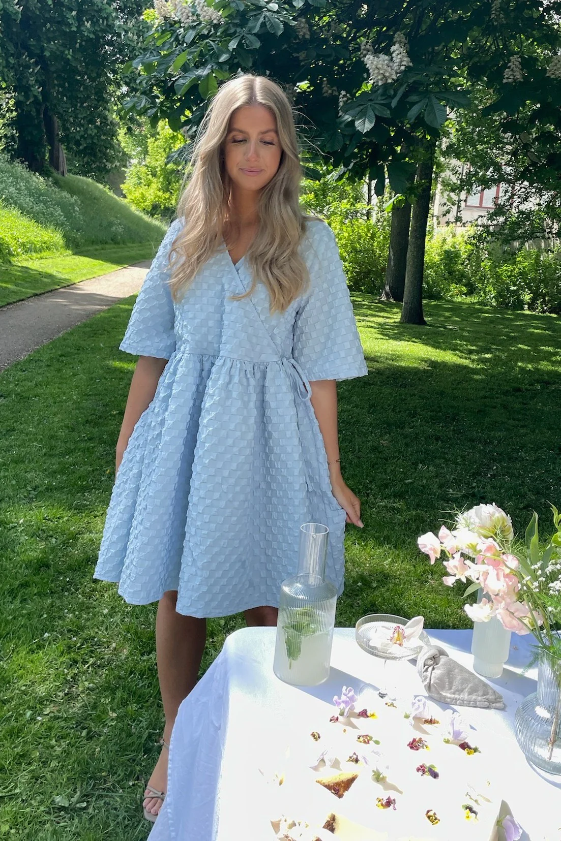 JasminIC Dress - Bubble Blue - Image 7