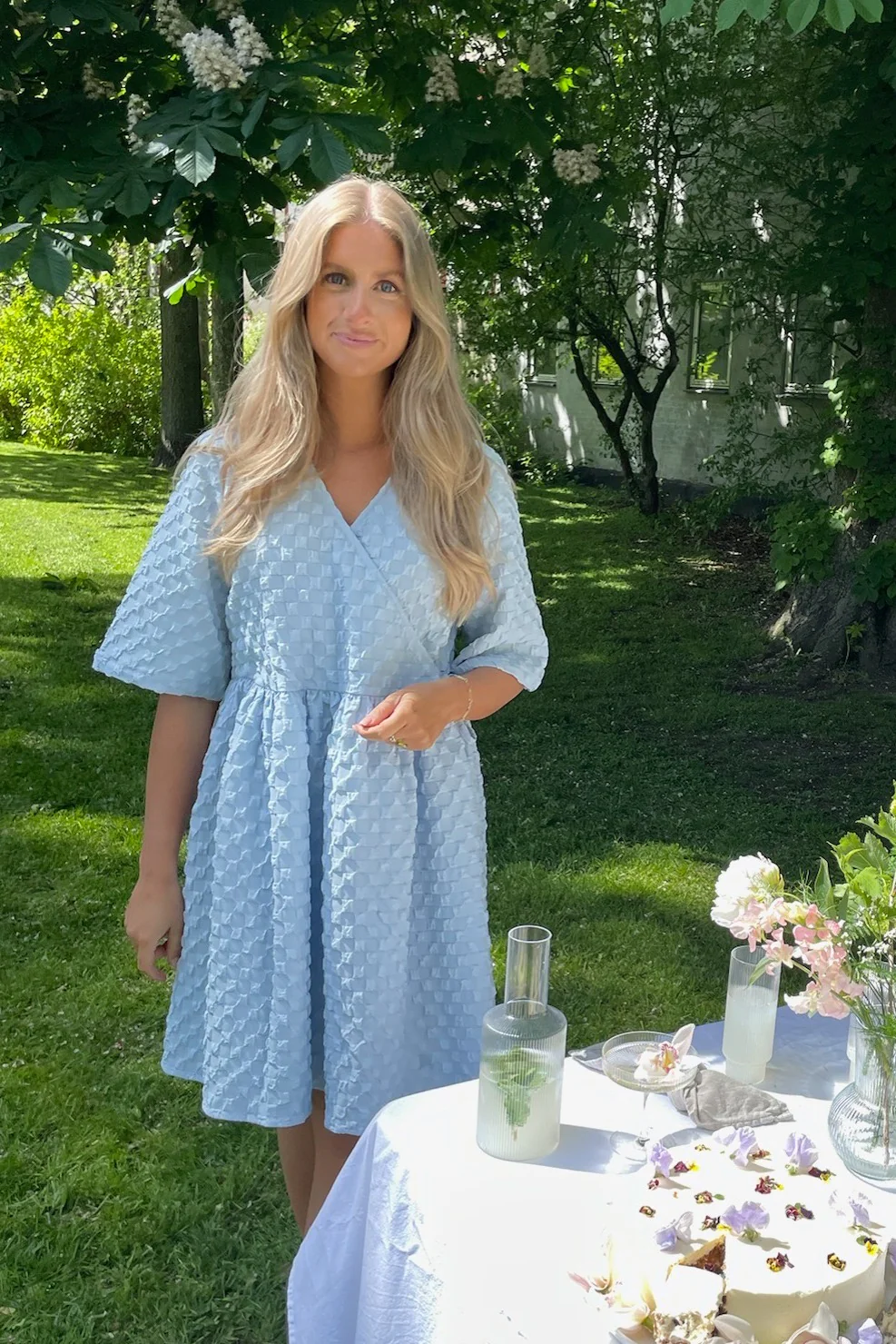 JasminIC Dress - Bubble Blue - Image 8