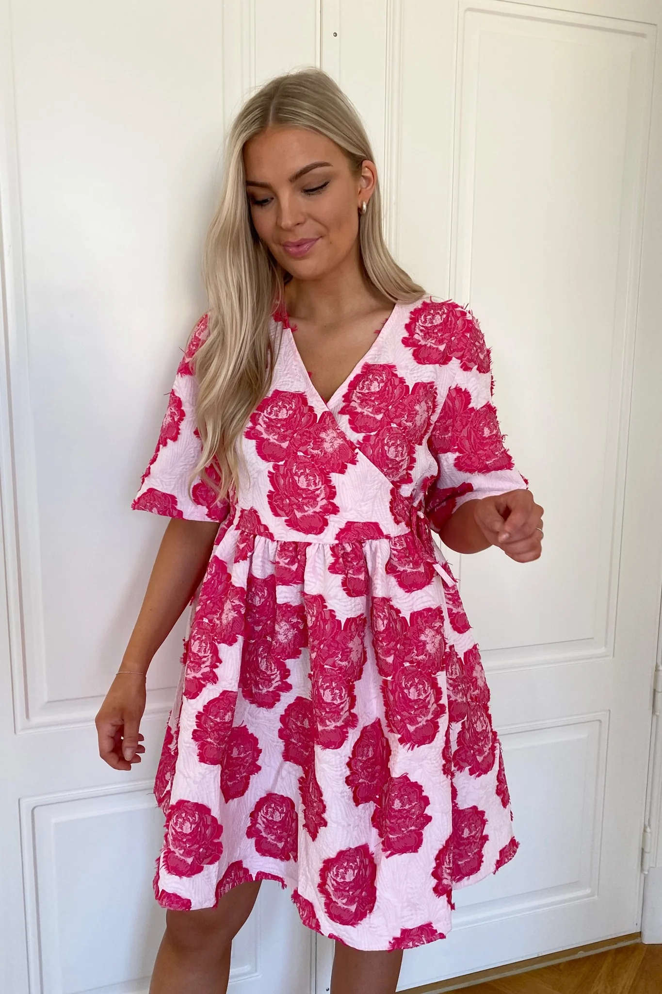 JasminIC Dress - Raspberry Blossom - Image 4