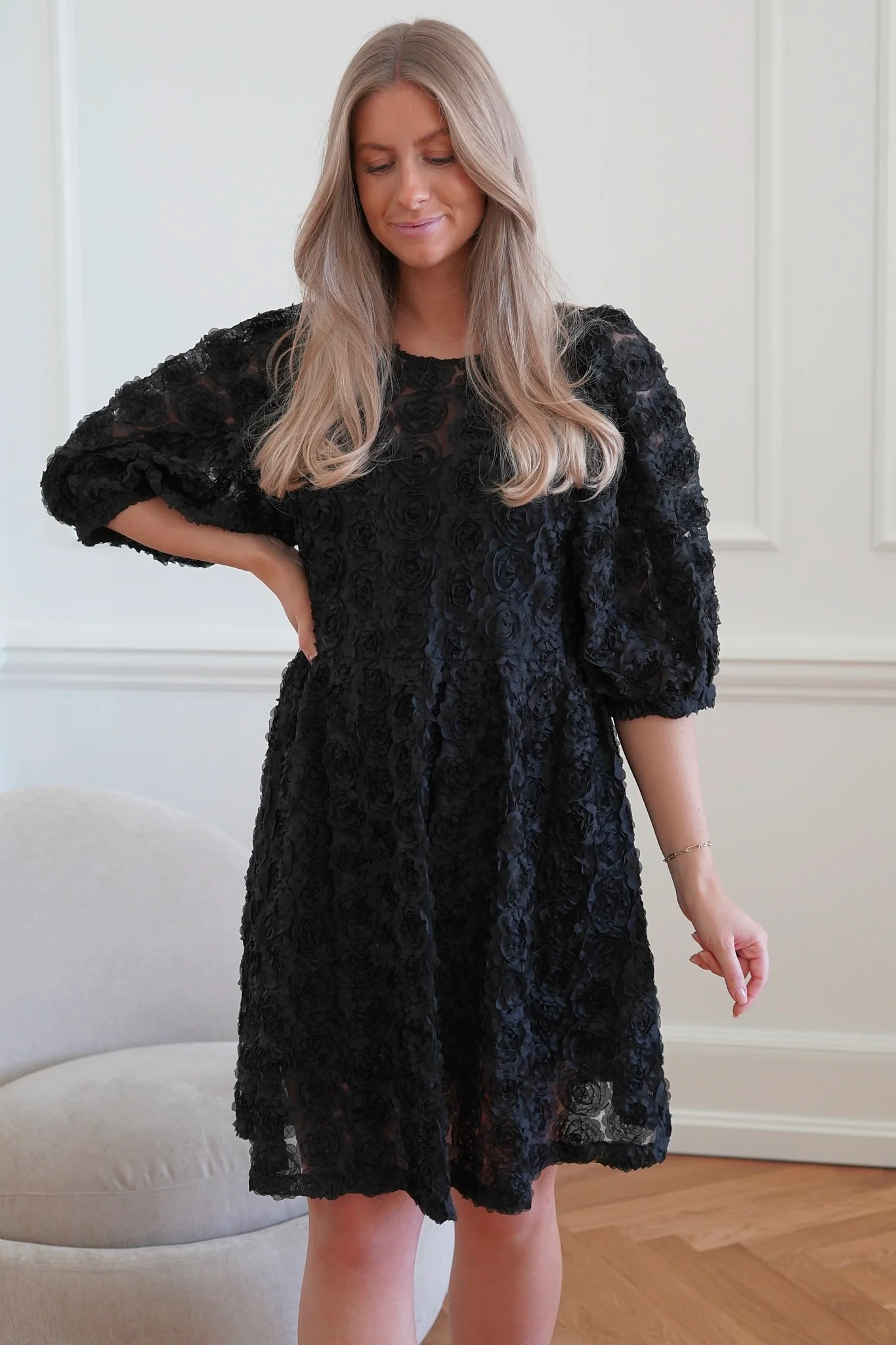 JosefineIC Dress - Black Rose - Image 2