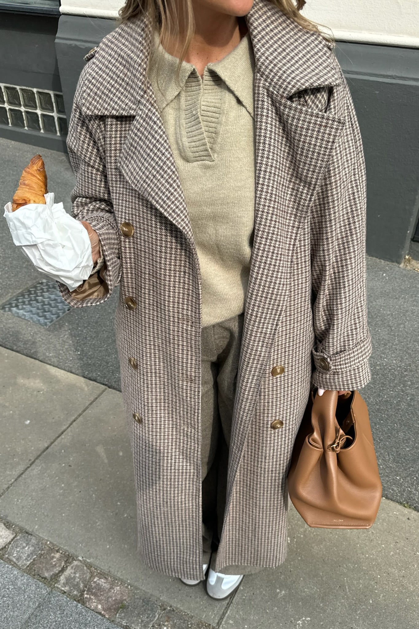 JulieIC Trenchcoat - Brown Checks - Image 4