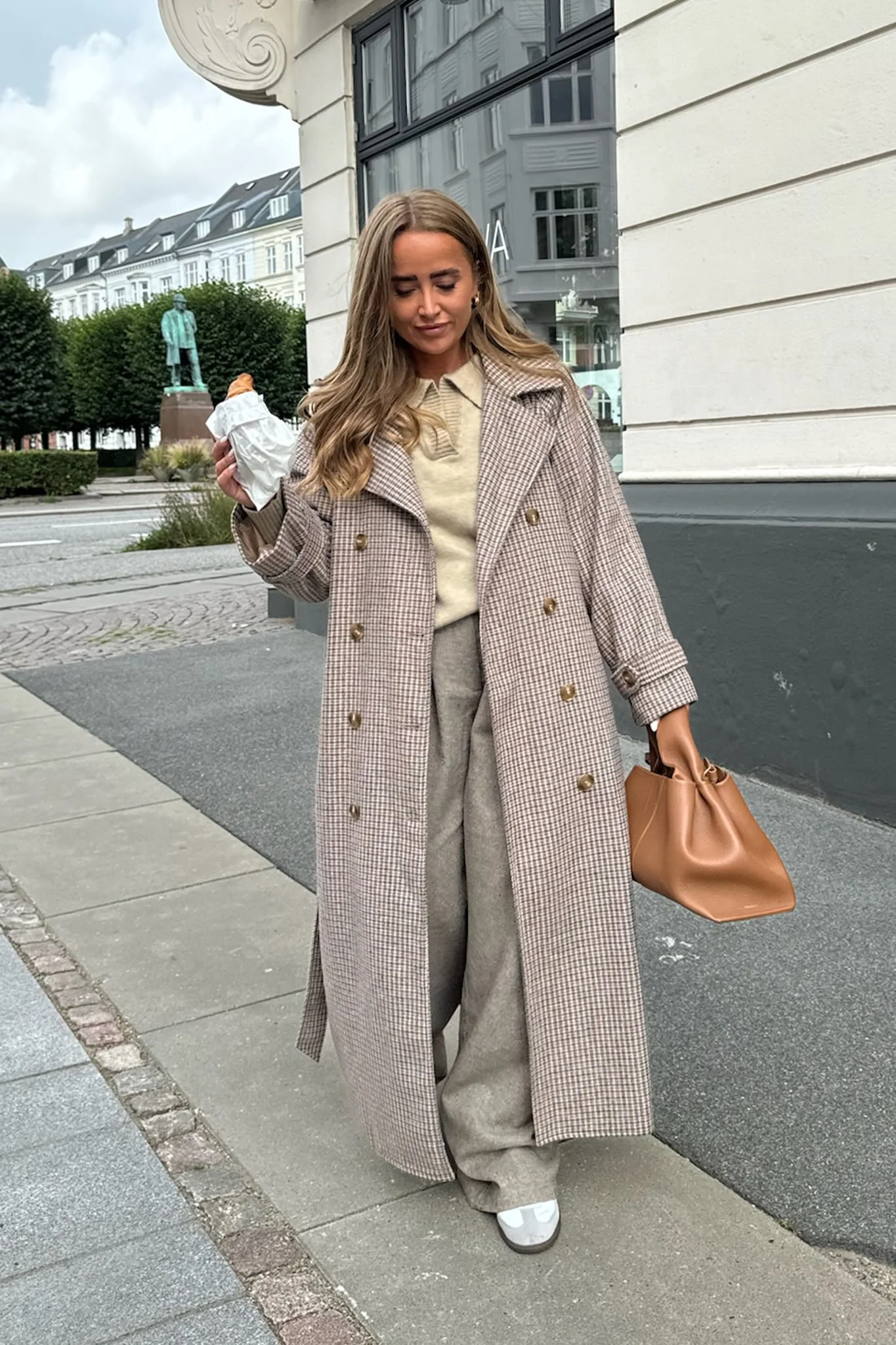 JulieIC Trenchcoat - Brown Checks - Image 5