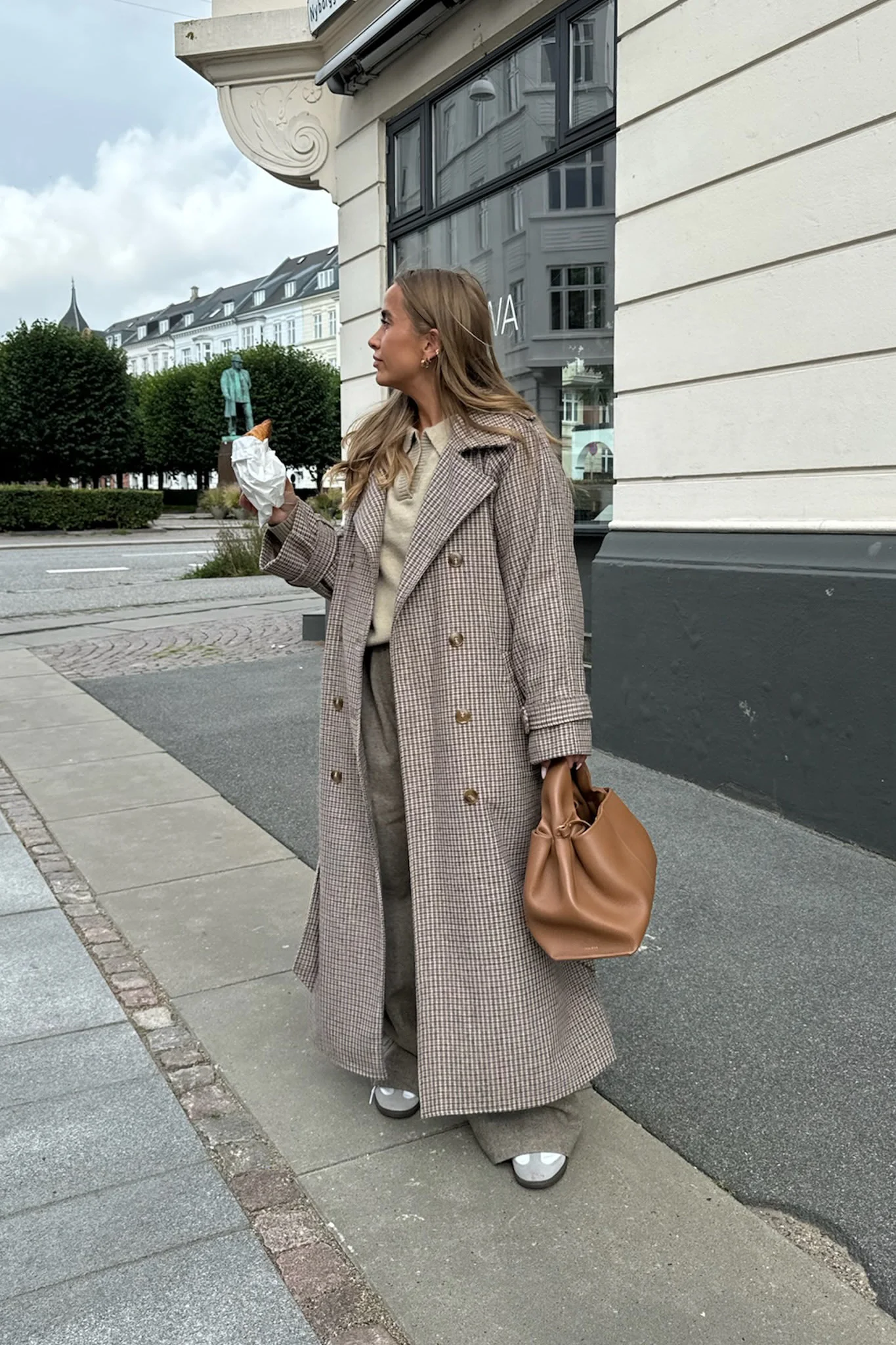 JulieIC Trenchcoat - Brown Checks - Image 6