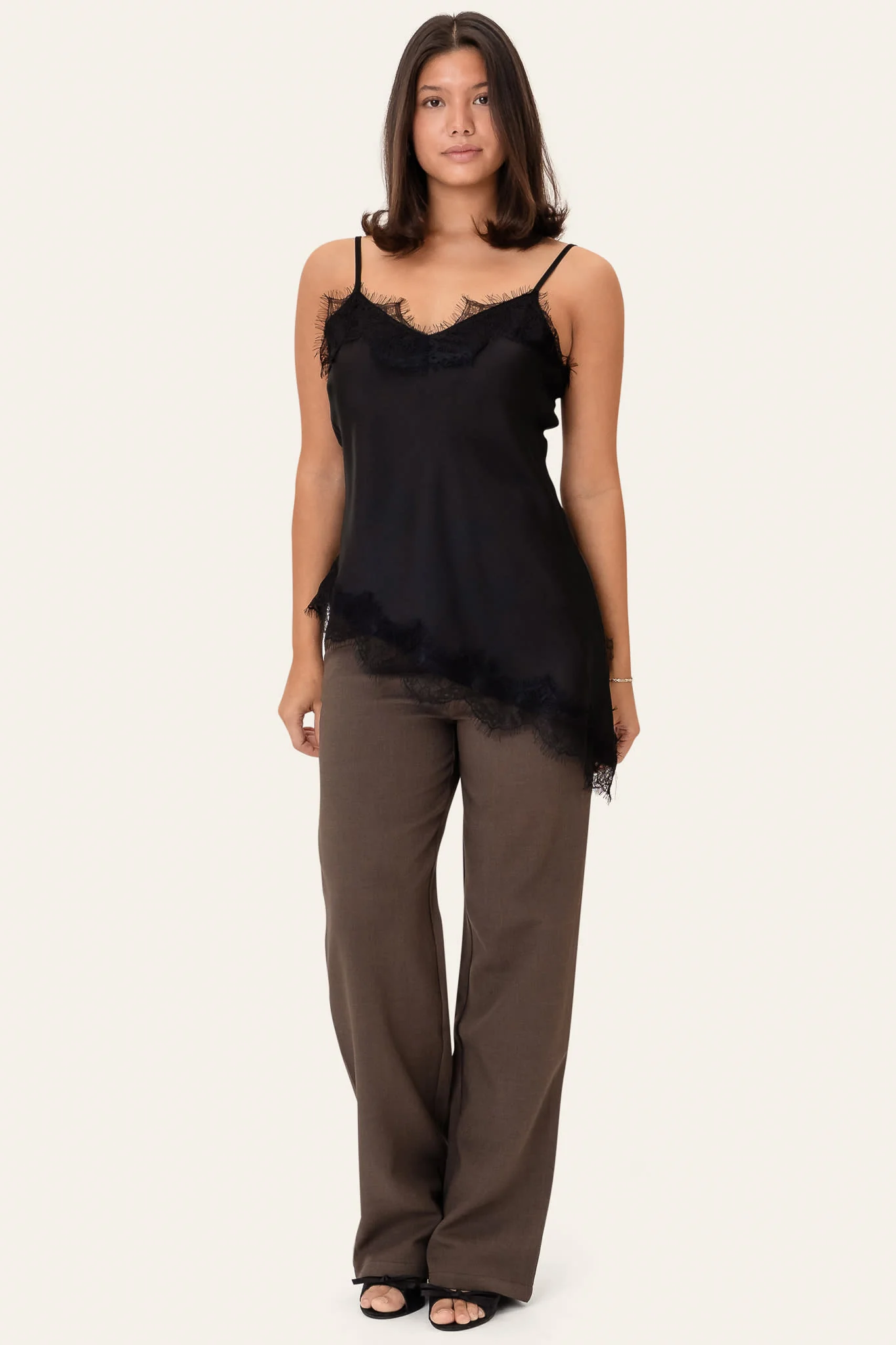 JunoIC Asymmetric Top - Black Satin - Image 4