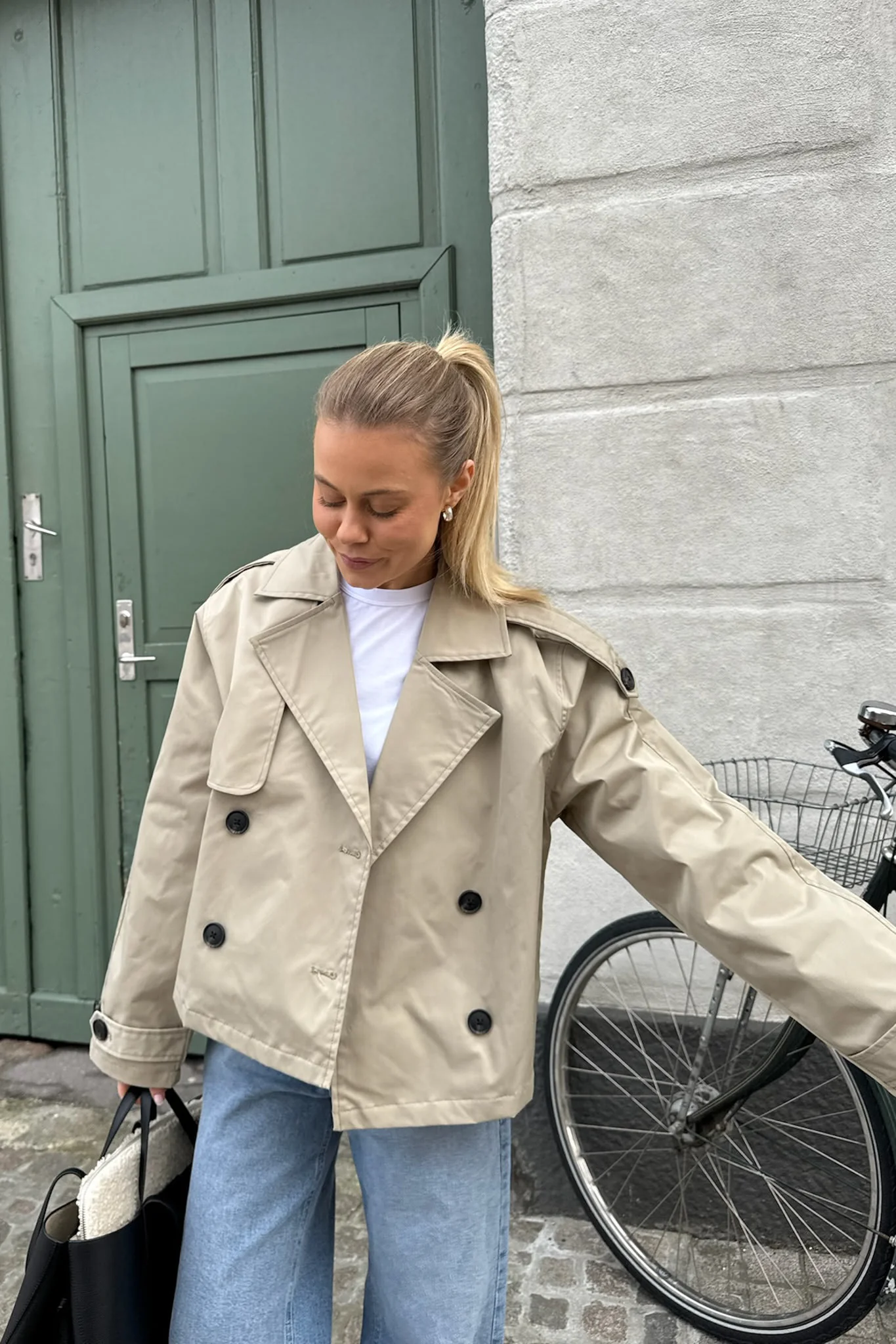 JXCarlie Short Trenchcoat - Twill - Image 4