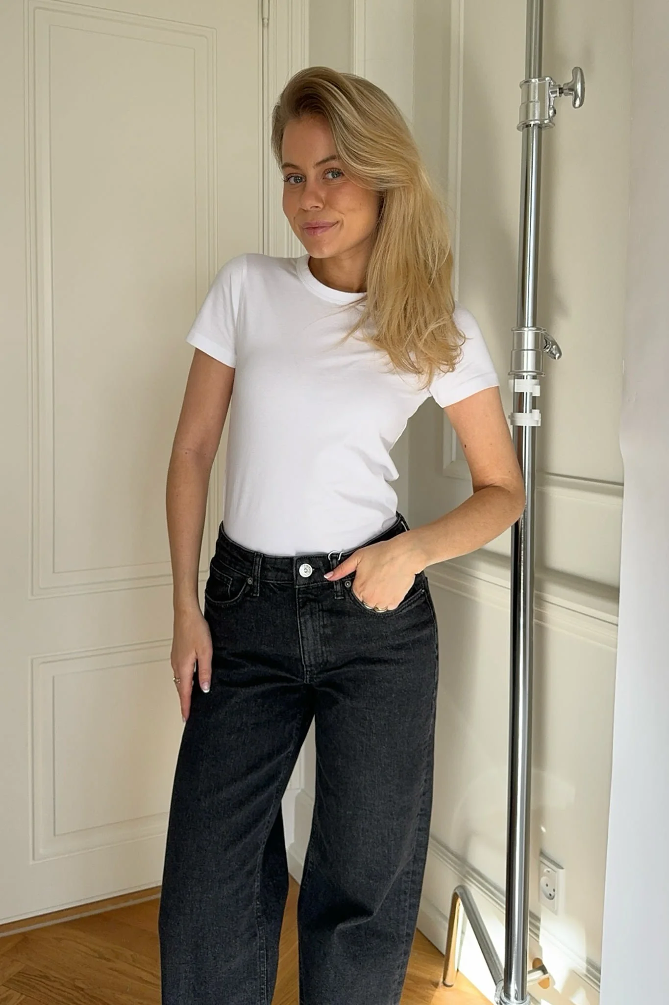 JXGigi Straight SS Tee - Bright White - Image 3