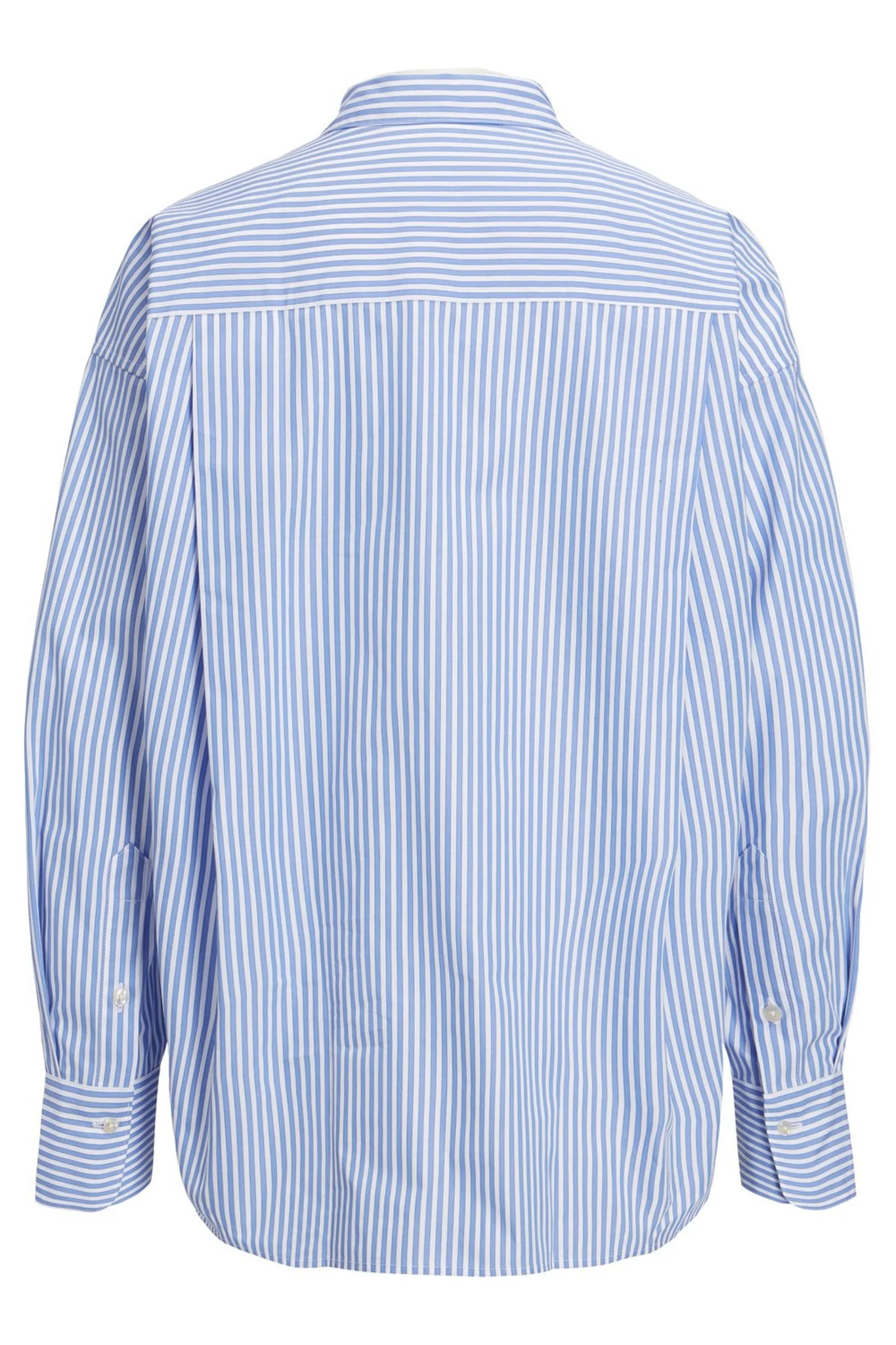 JXJamie LS Relaxed Poplin Shirt - Navy Blazer Stripes - Image 6