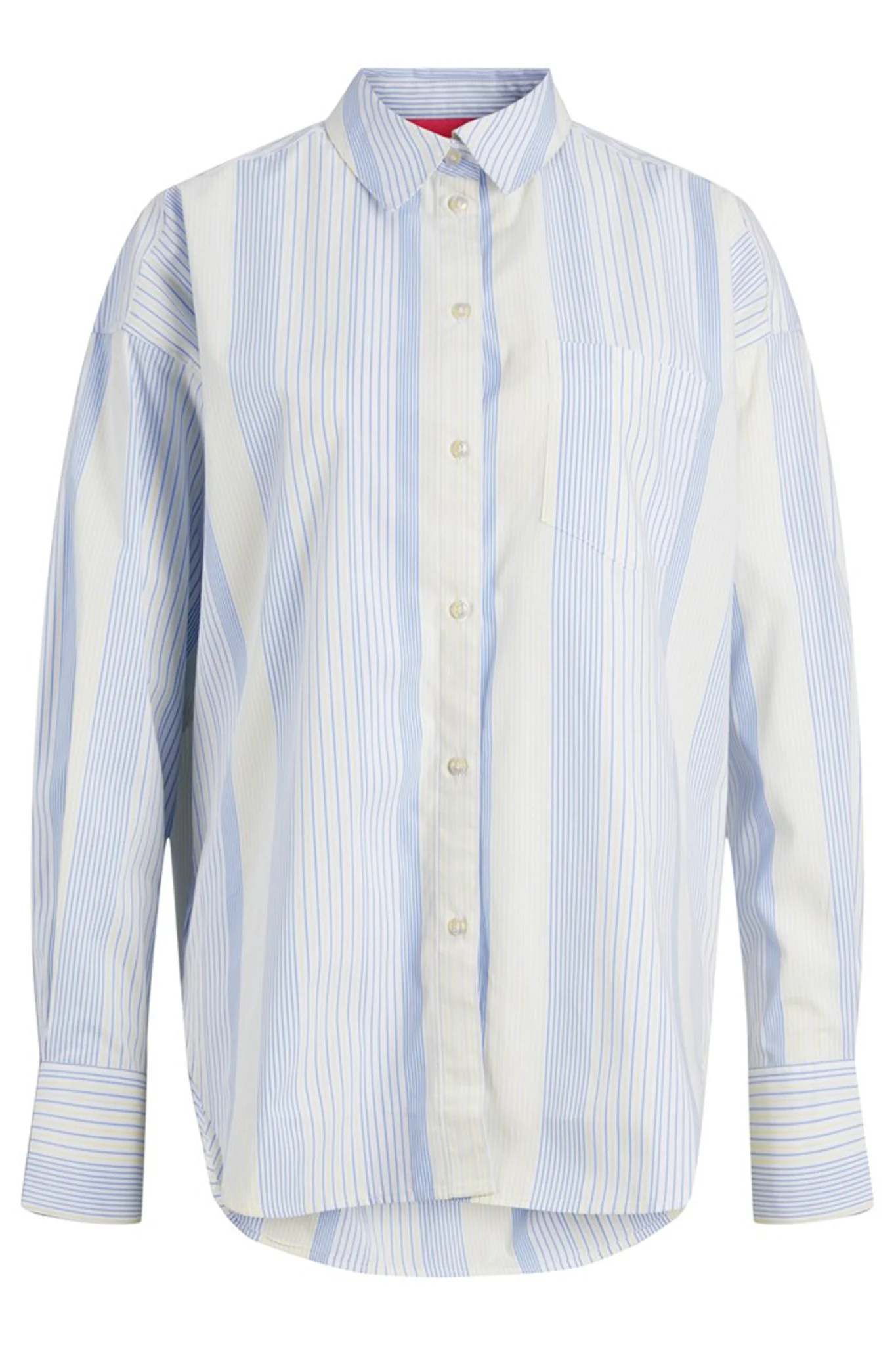 JXJamie LS Relaxed Poplin Shirt - Limeade Multi - Image 6