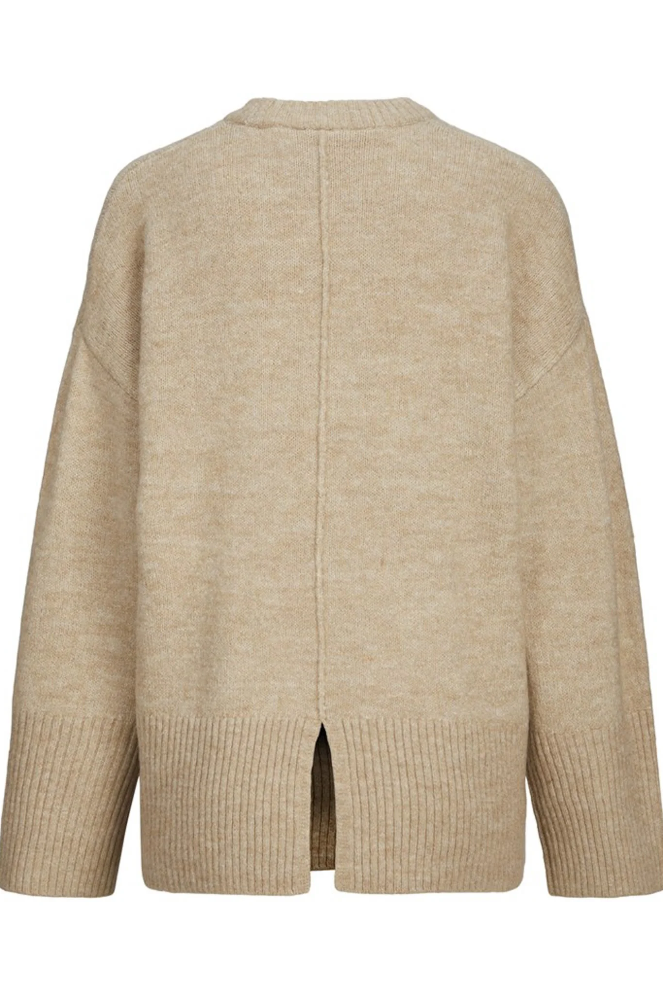 JXOllie Diverse Crew Neck Knit - Peyote Limeade  Neck Piping - Image 5