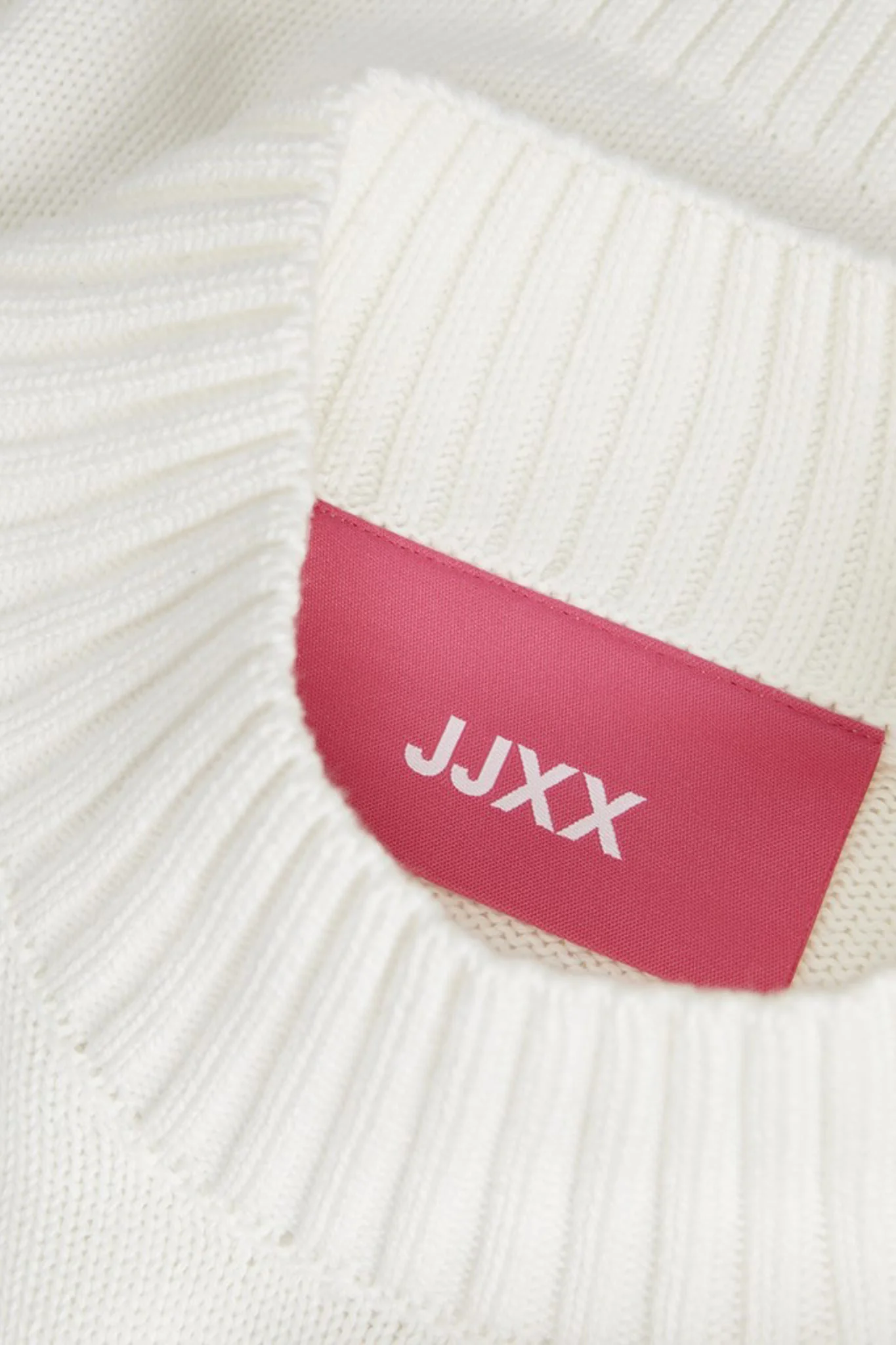 JXSiana Twist High Neck Knit - Snow White - Image 9