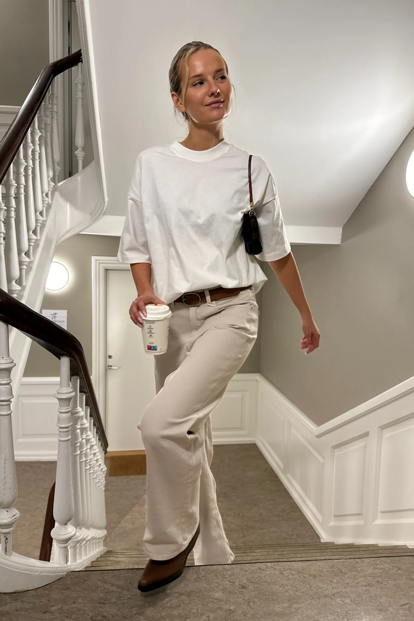 JXValeria Oversized SS Tee - Blanc de Blanc - Image 4