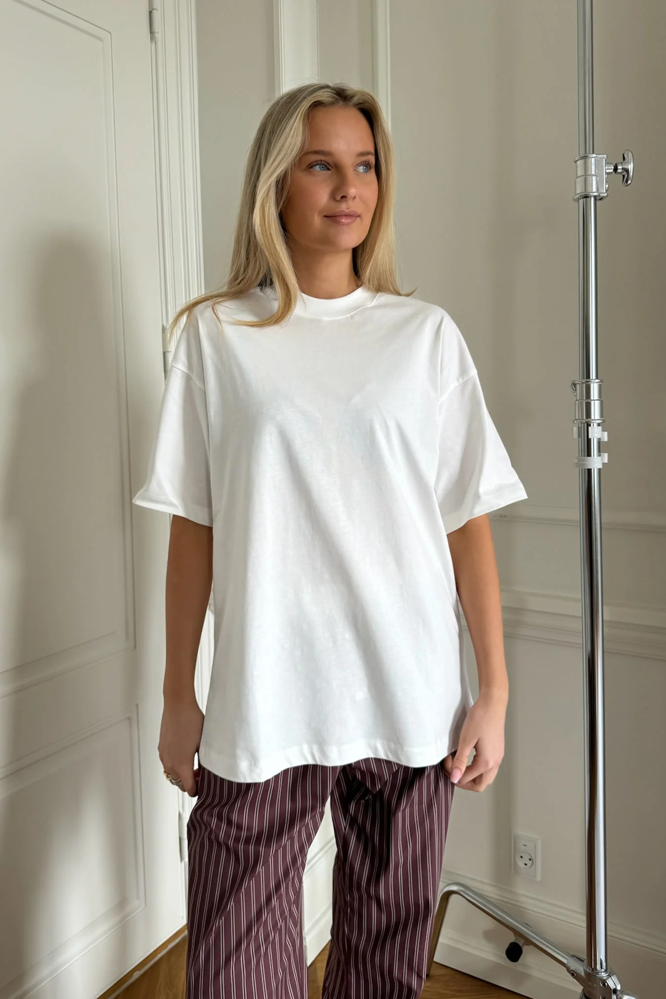 JXValeria Oversized SS Tee - Blanc de Blanc - Image 5