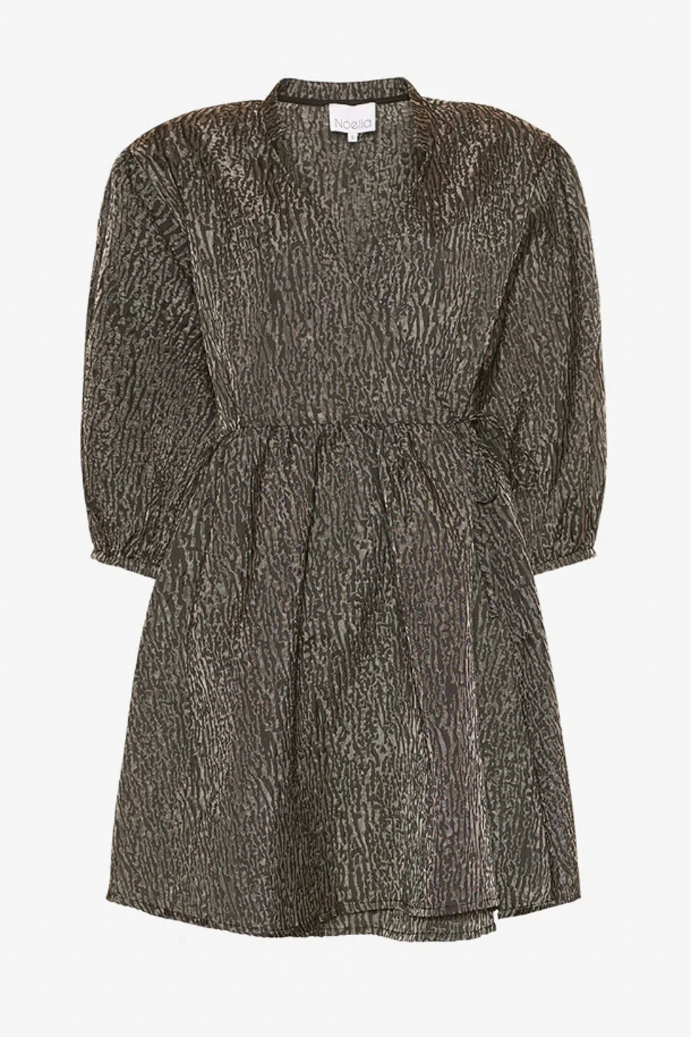 Noella Kamila Wrap Dress - Black - Image 6