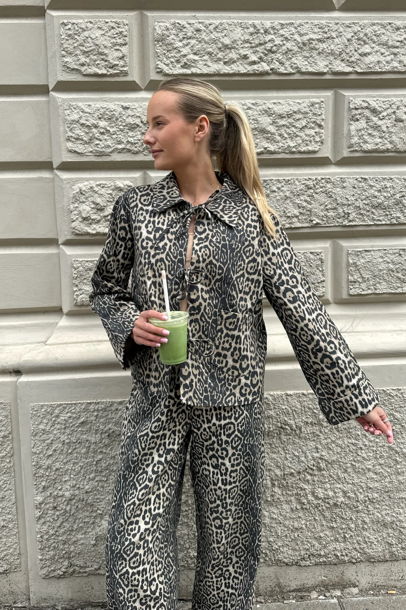 KarlaIC Tie Top - Leo Print - Image 11