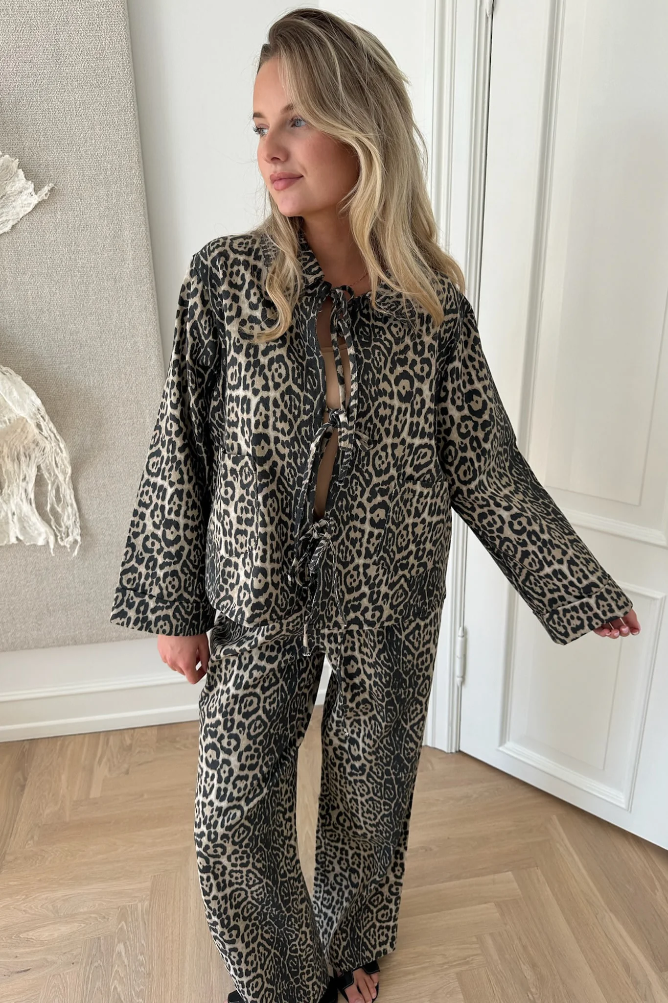 KarlaIC Tie Top - Leo Print - Image 3