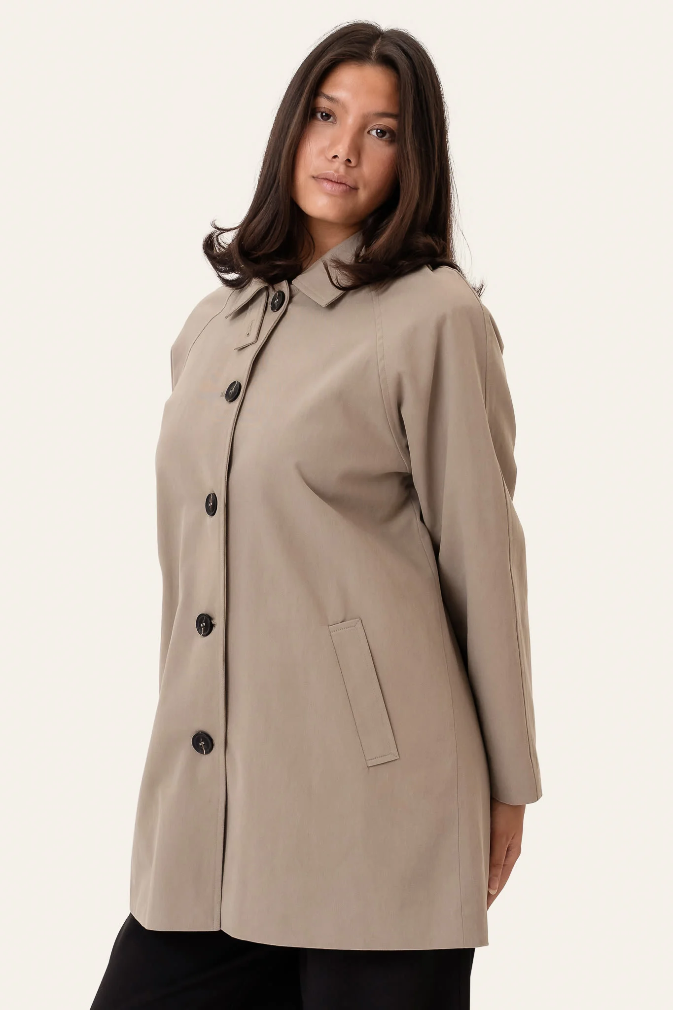 KarlaIC Trenchcoat - Dusty Green - Image 2