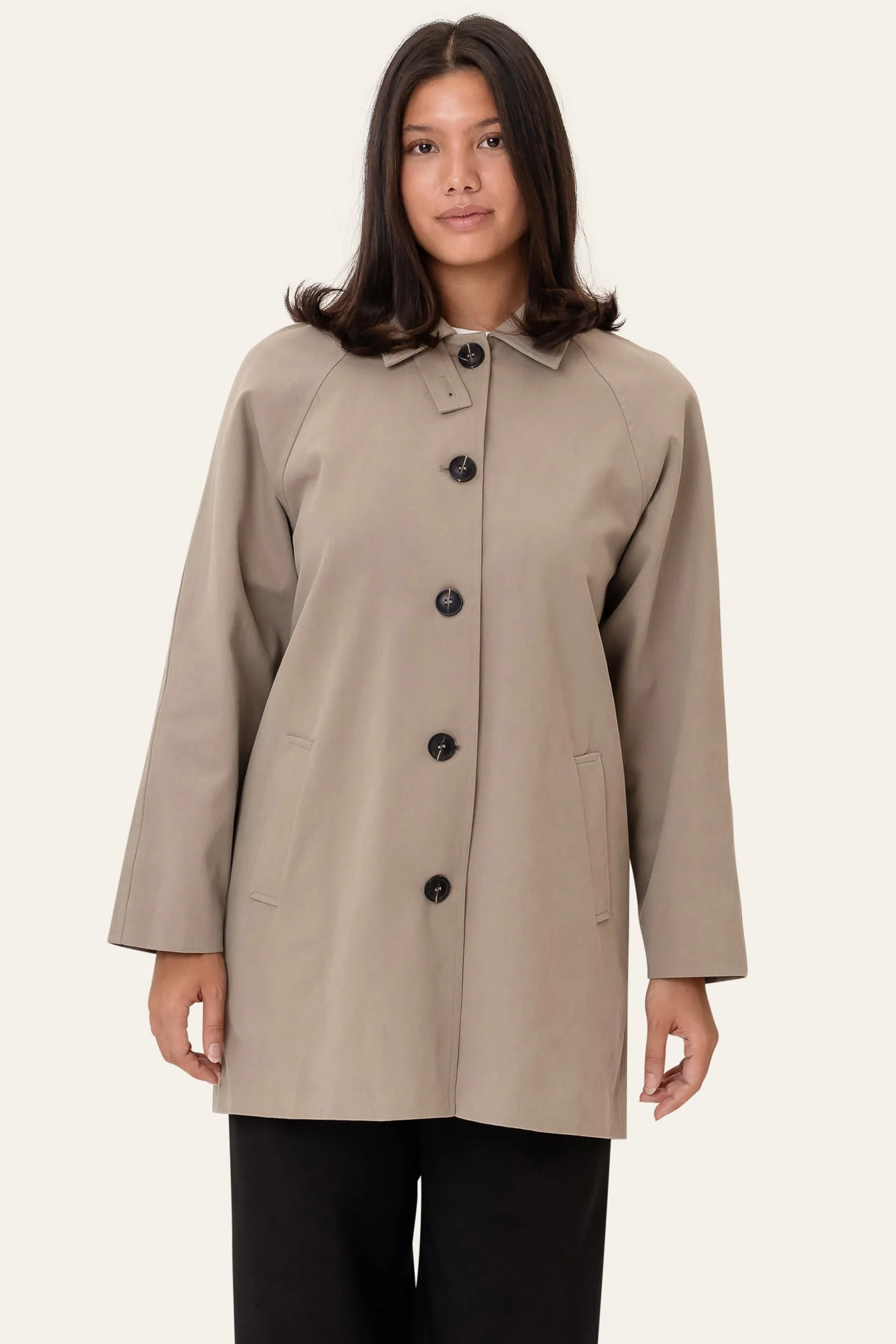KarlaIC Trenchcoat - Dusty Green - Image 4