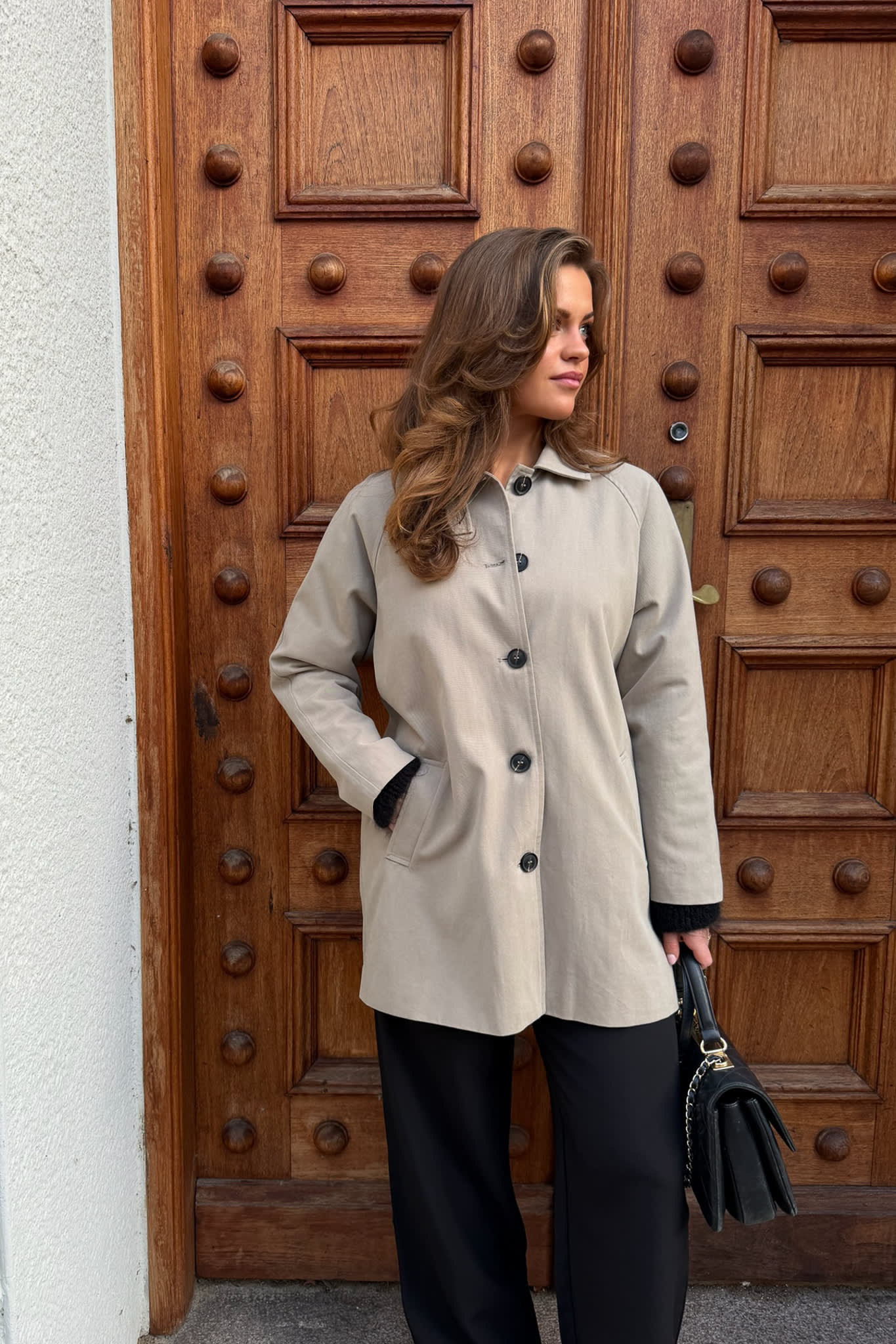 KarlaIC Trenchcoat - Dusty Green - Image 5