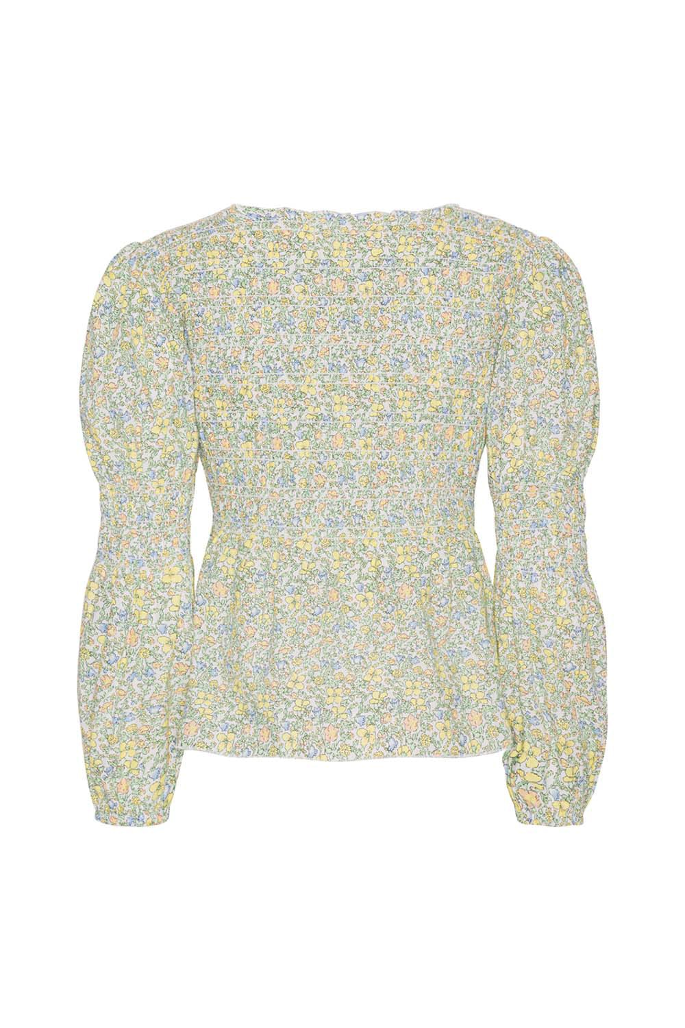 KaroIC Smock Top - Pastel Garden Green - Image 4