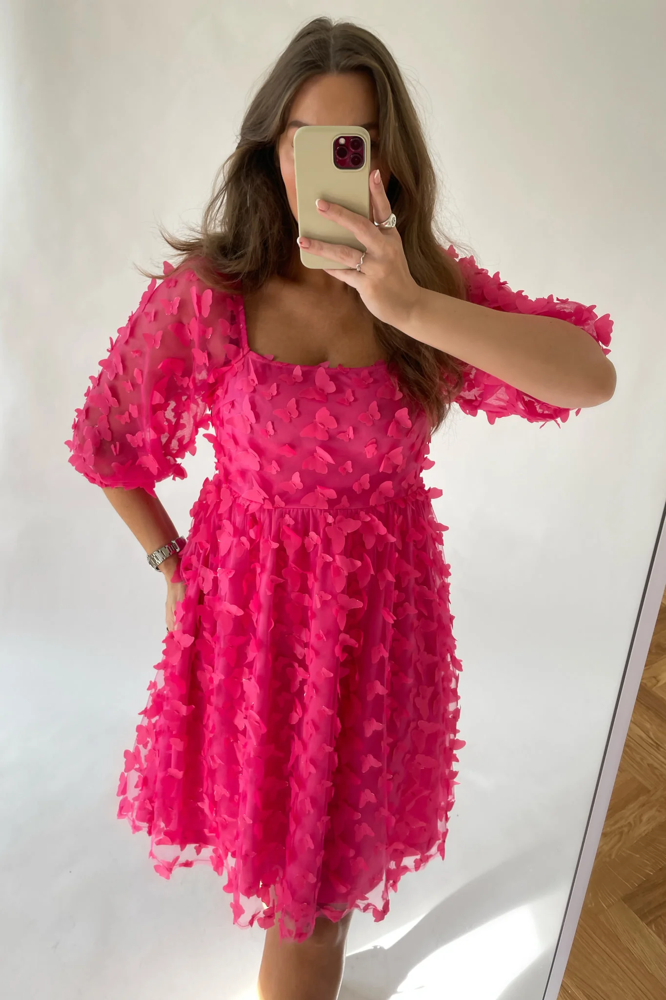 Noella Aya Short Dress - Pink - Image 2