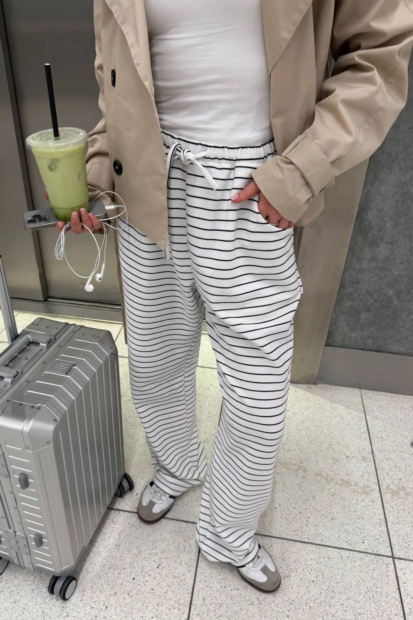 KayaIC Pants - White Black Stripes - Image 5