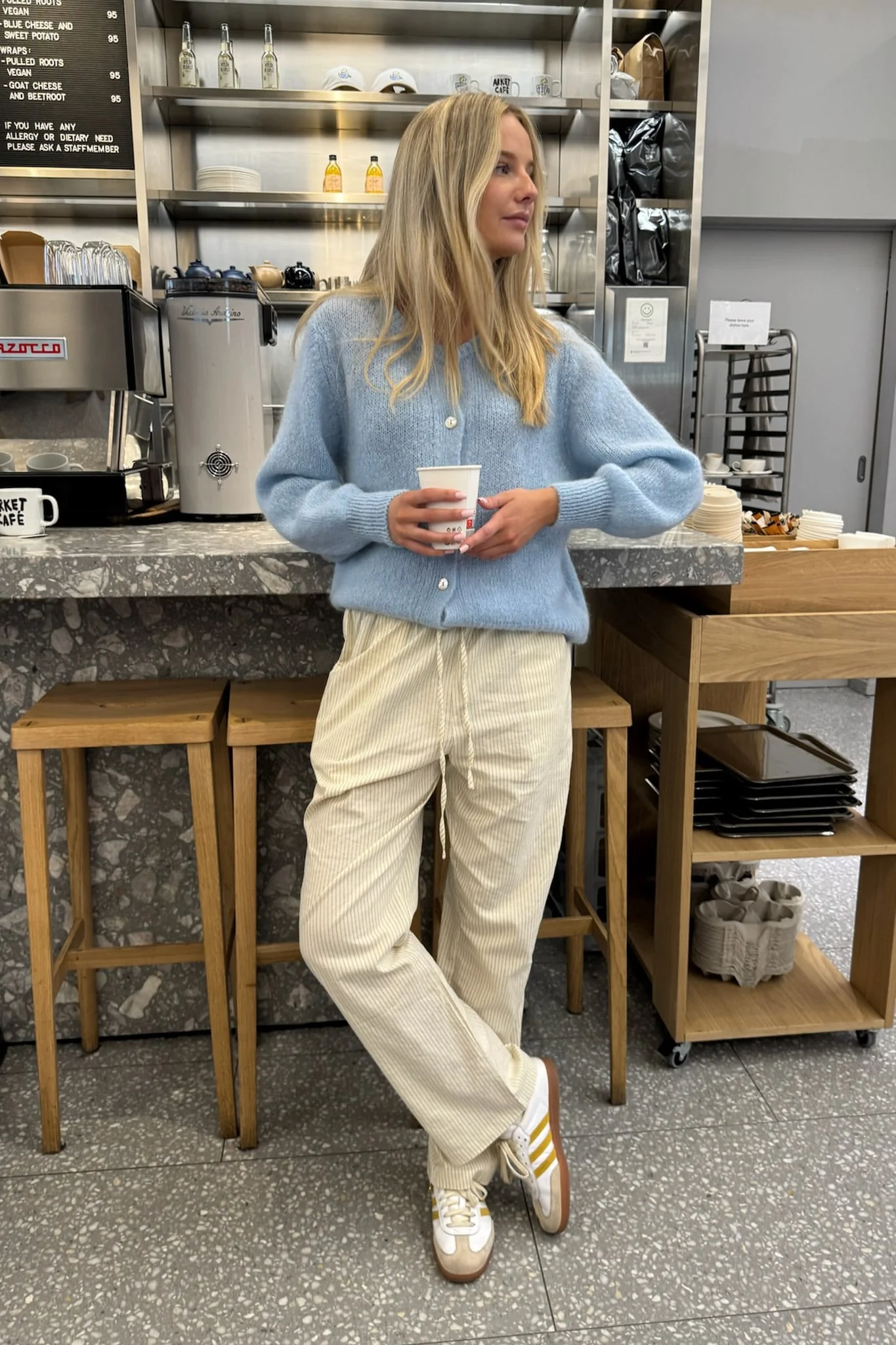 KayaIC Pants - Cream Black Stripe - Image 10