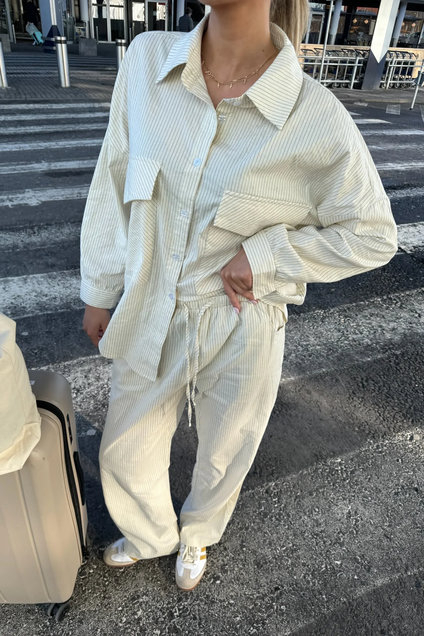 KayaIC Pants - Cream Black Stripe - Image 6