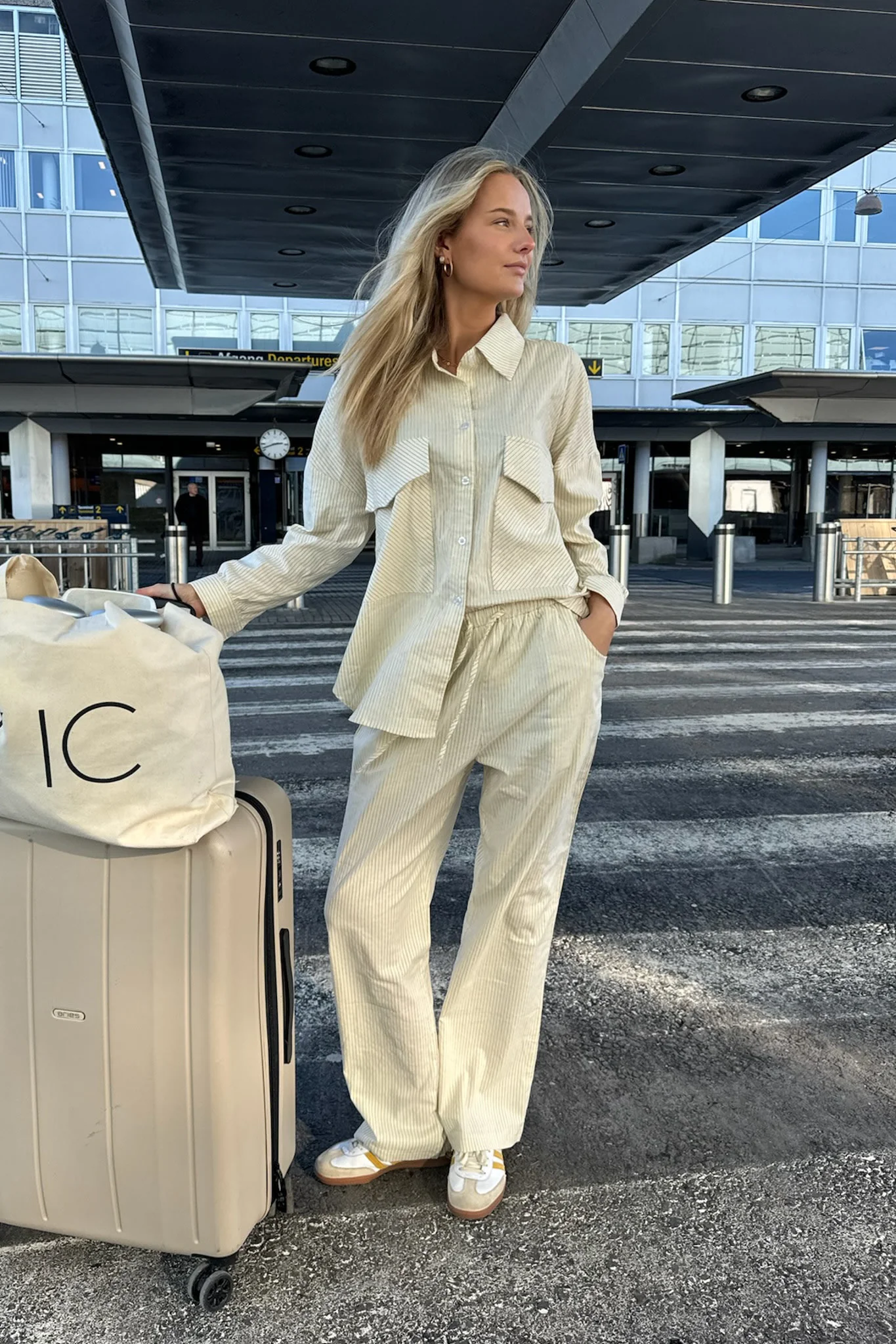KayaIC Pants - Cream Black Stripe - Image 7