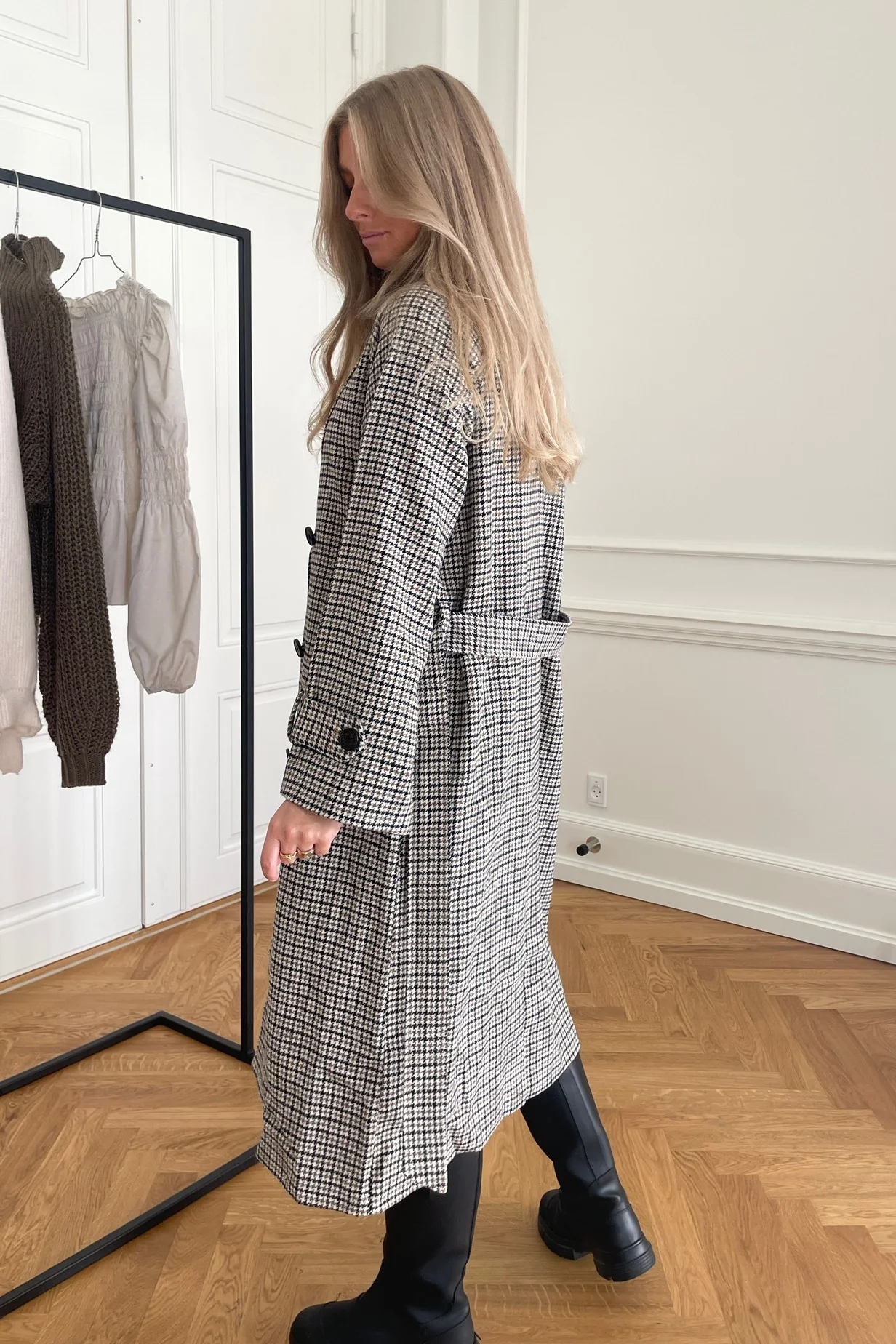 OBJKeily LS Coat - Sepia - Image 3