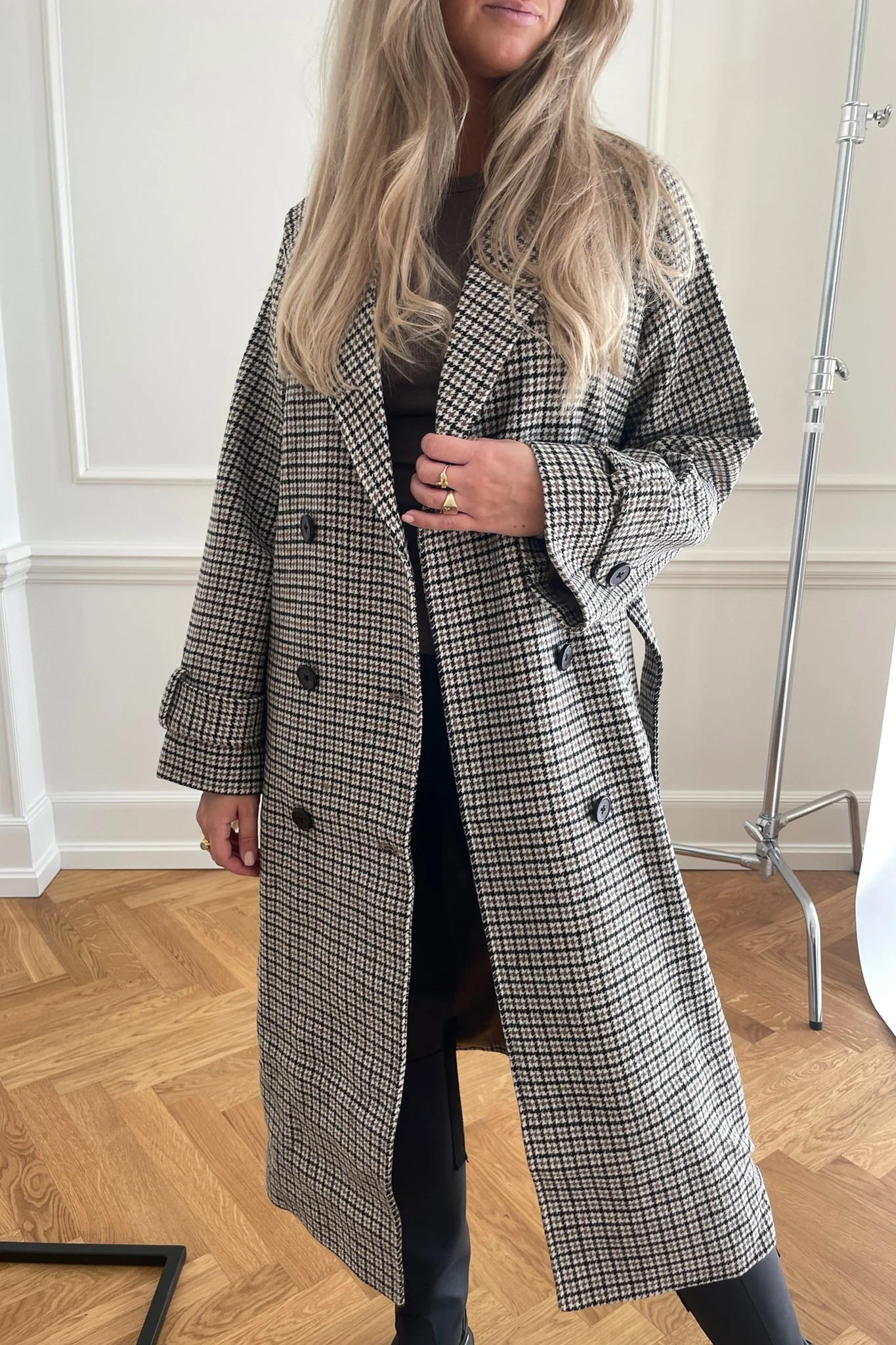 OBJKeily LS Coat - Sepia - Image 4