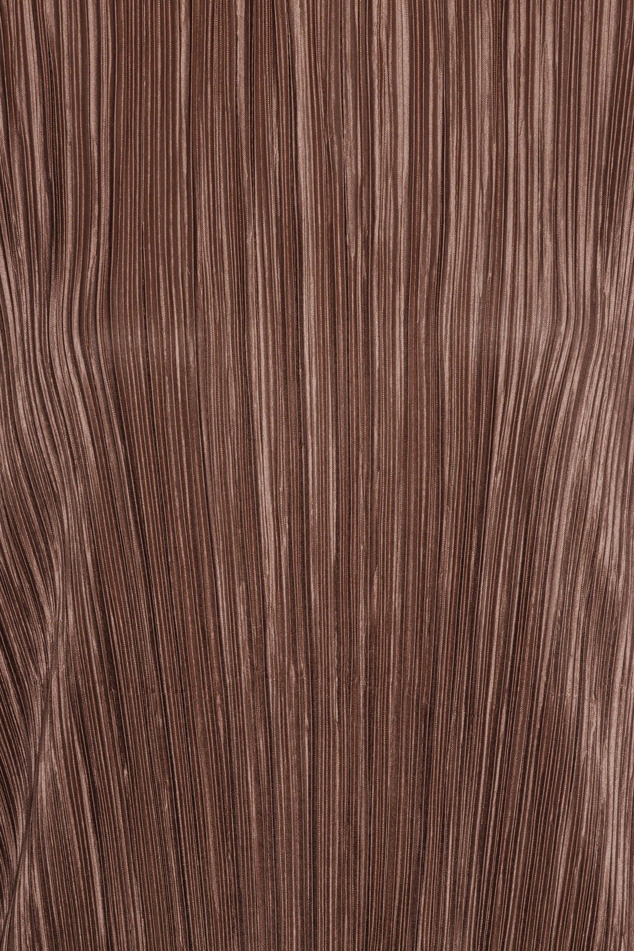 KellyIC Plissé Dress - Brown - Image 13