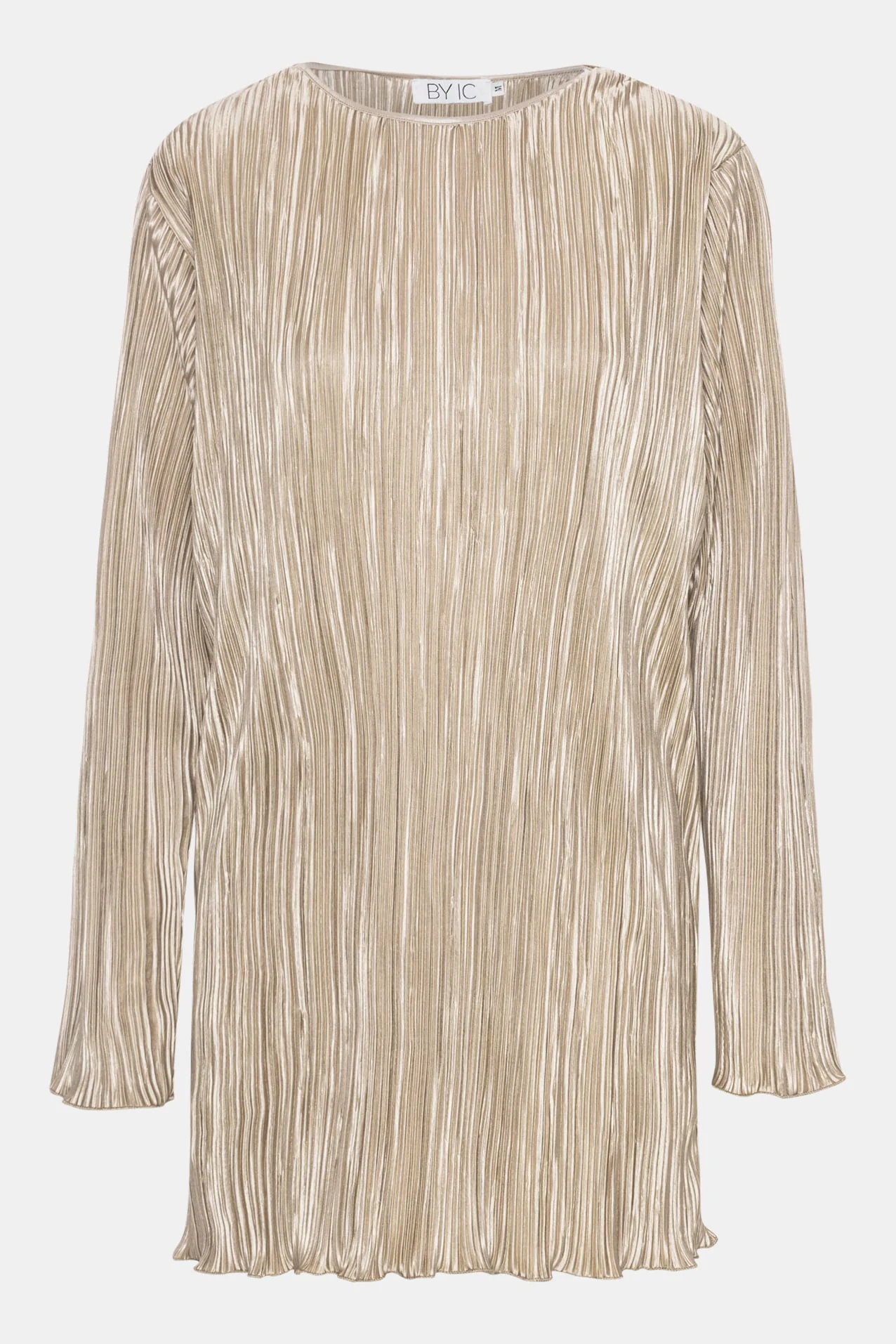 KellyIC Plissé Dress - Light Brown - Image 8