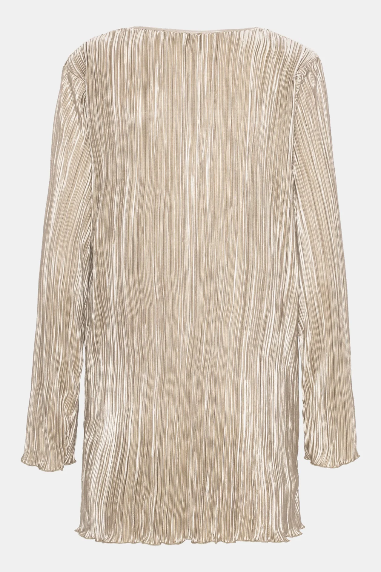 KellyIC Plissé Dress - Light Brown - Image 9