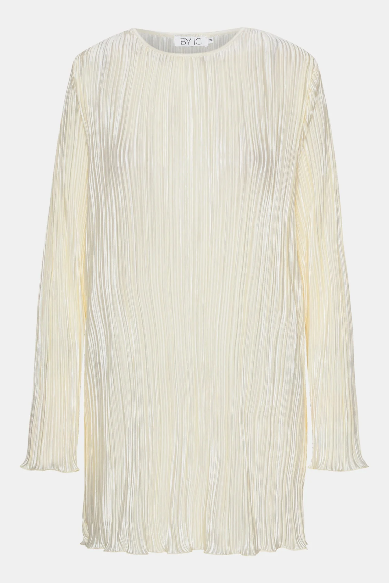 KellyIC Plissé Dress - Off White - Image 11