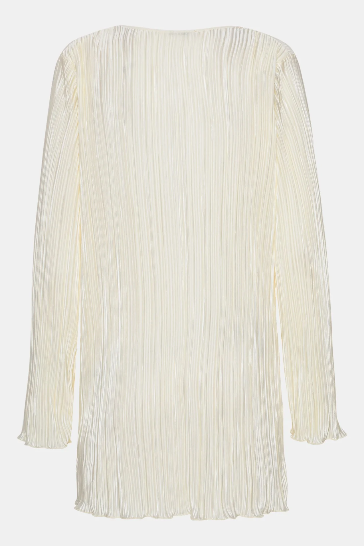 KellyIC Plissé Dress - Off White - Image 12
