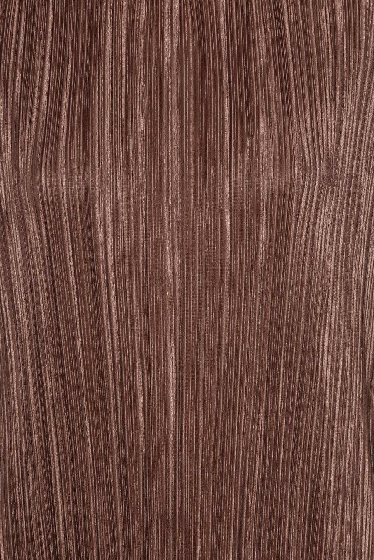 KellyIC Long Plissé Dress - Brown - Image 15