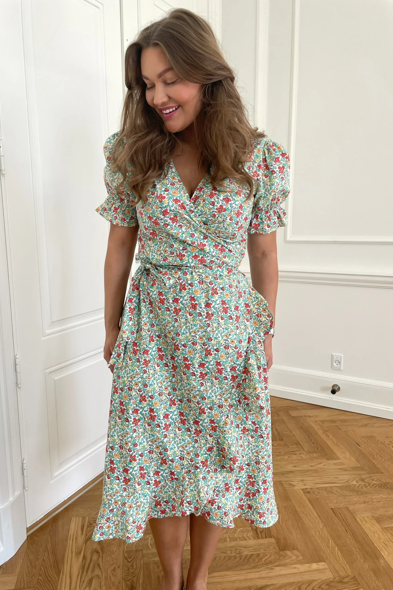 NaomiIC Long Dress - Dark Garden Green - Image 3