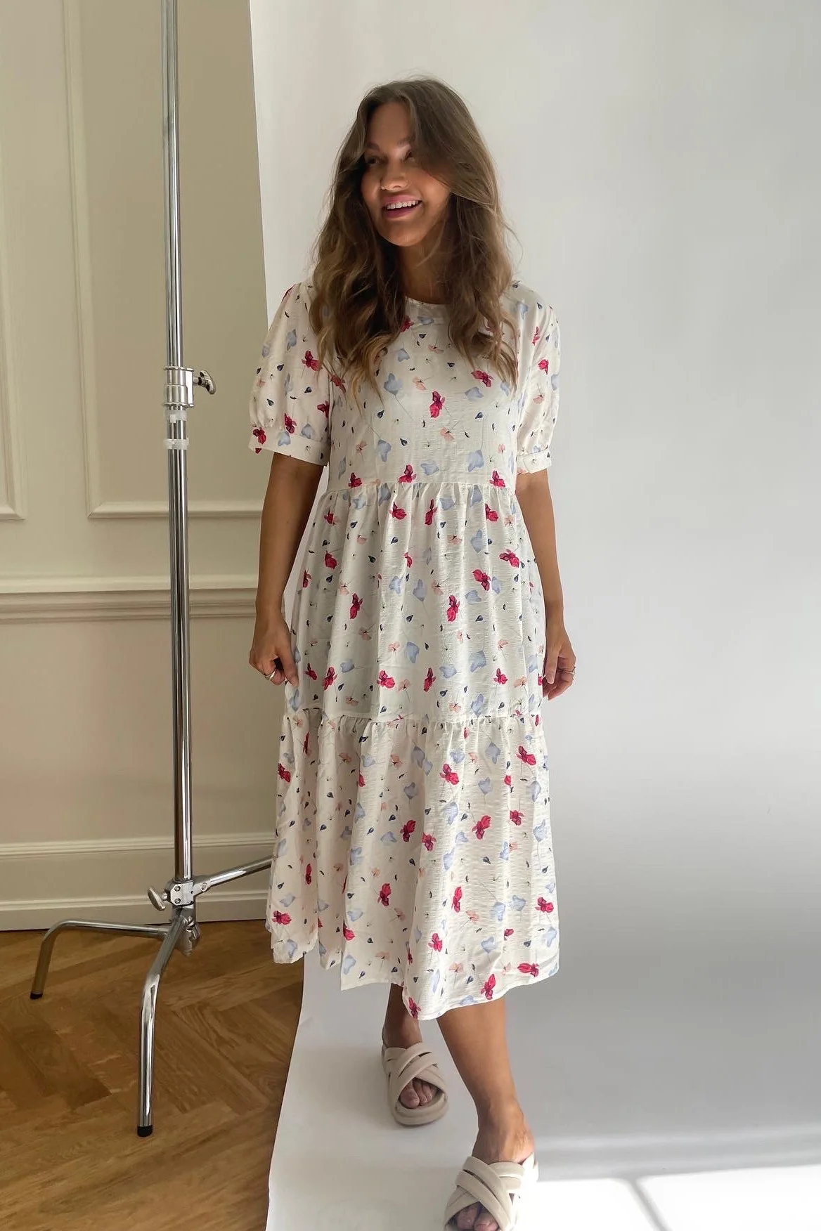 VilmaIC Long Dress - Day Dream Flower Print - Image 3